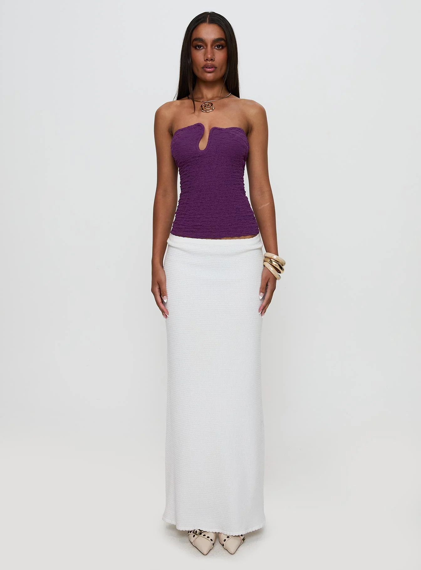 Secret Moments Strapless Top Purple - Image 7