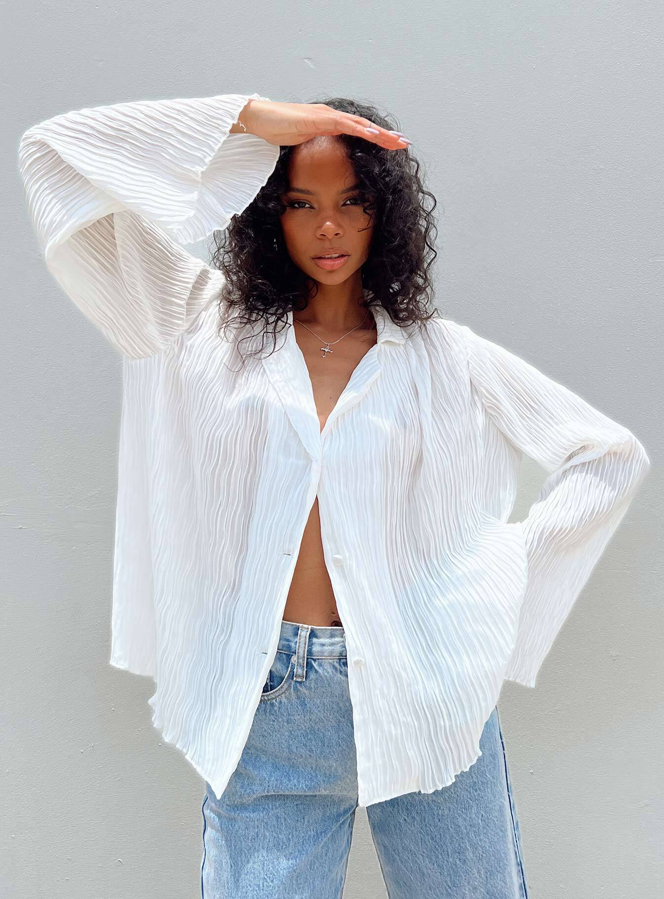 Selma Shirt White - Image 6