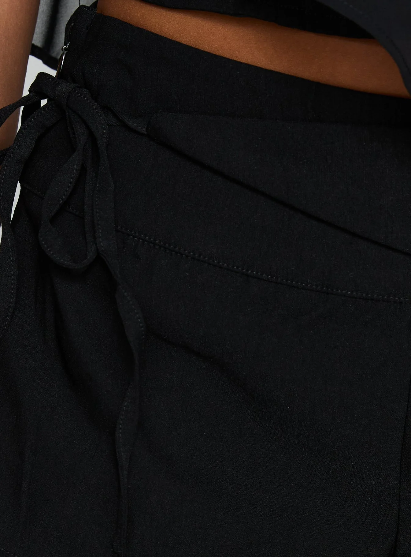 Senzo Wrap Shorts Black - Image 6