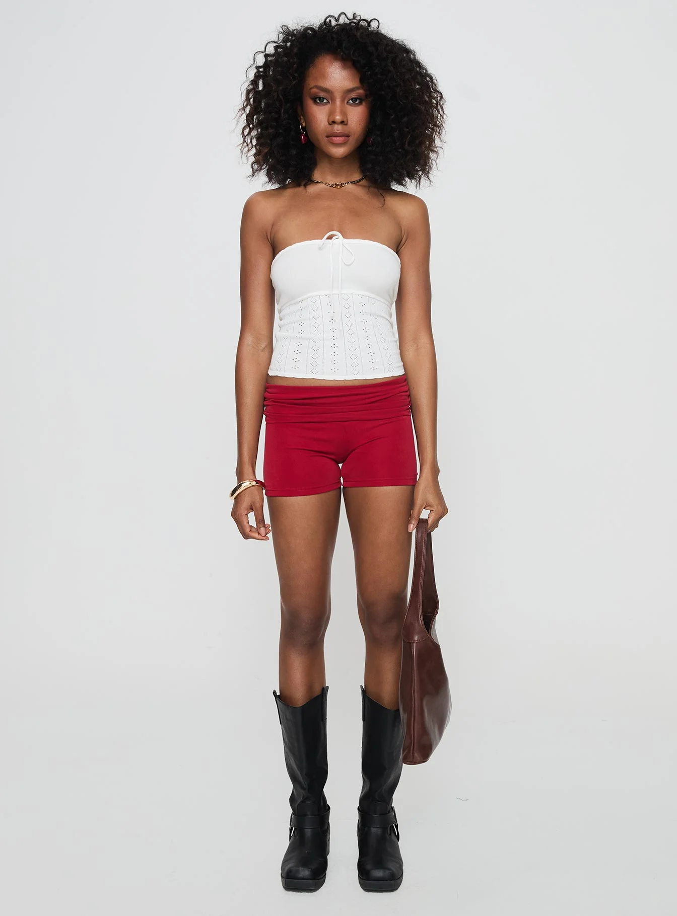 Seona Strapless Top White - Image 7