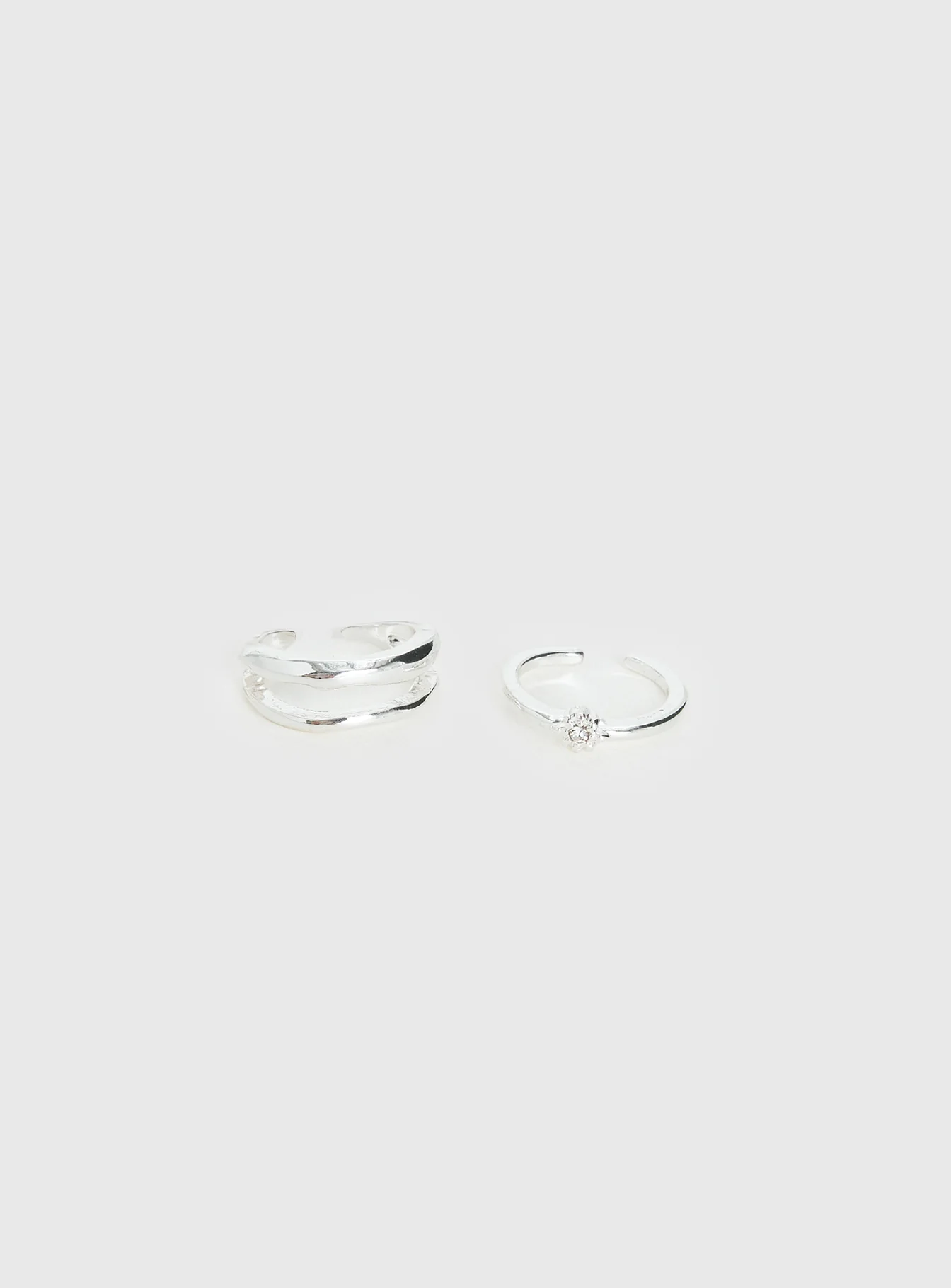 Seris Toe Ring Pack Silver - Image 2