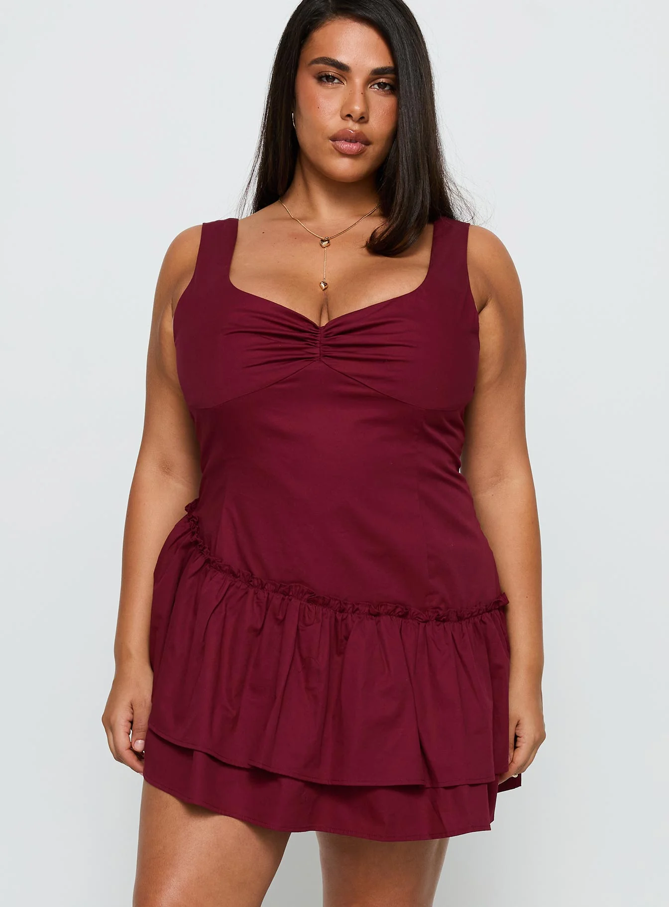 Shantelle Romper Burgundy Curve - Image 2