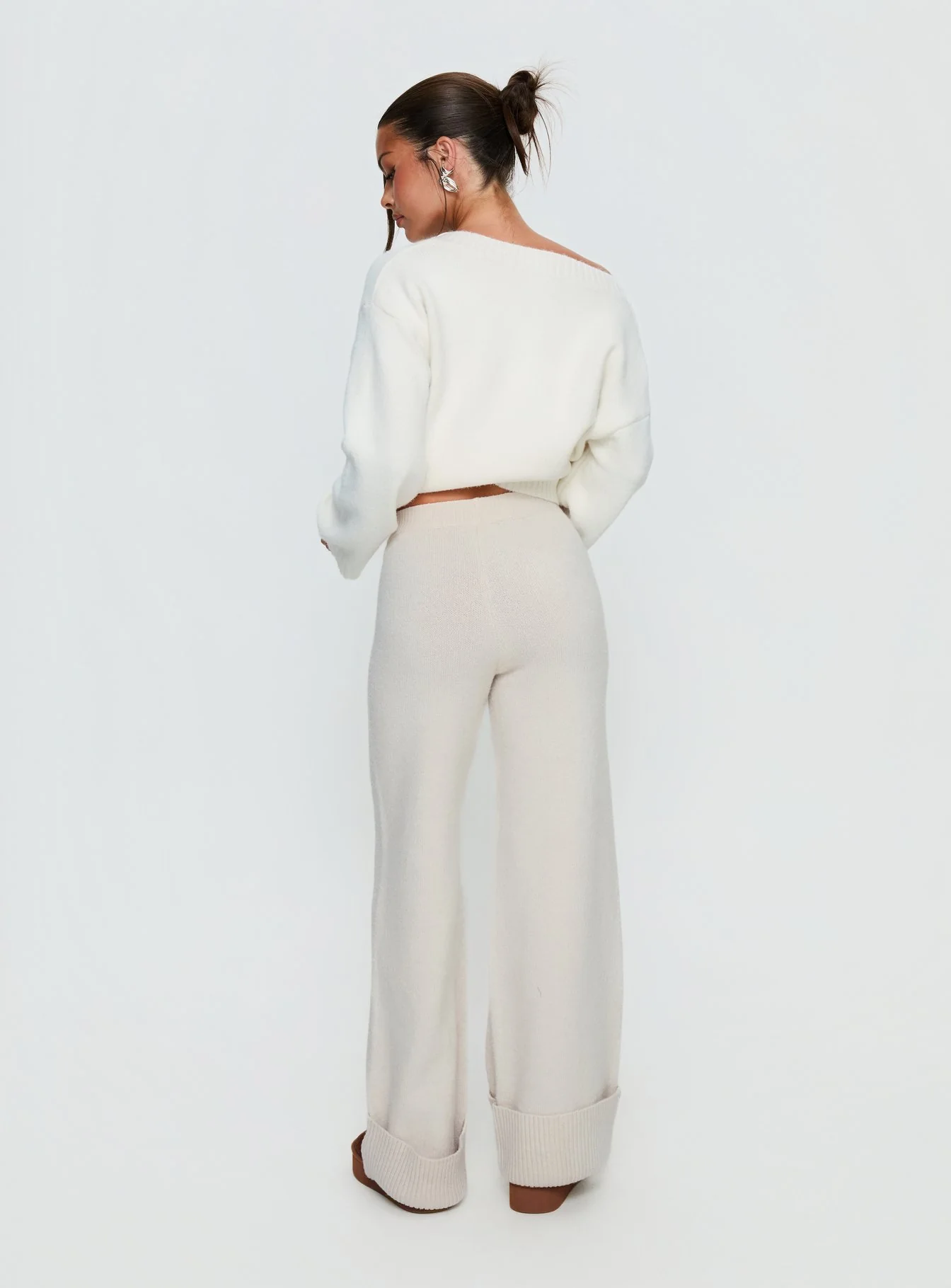 Shinead Cuffed Pants White - Image 5