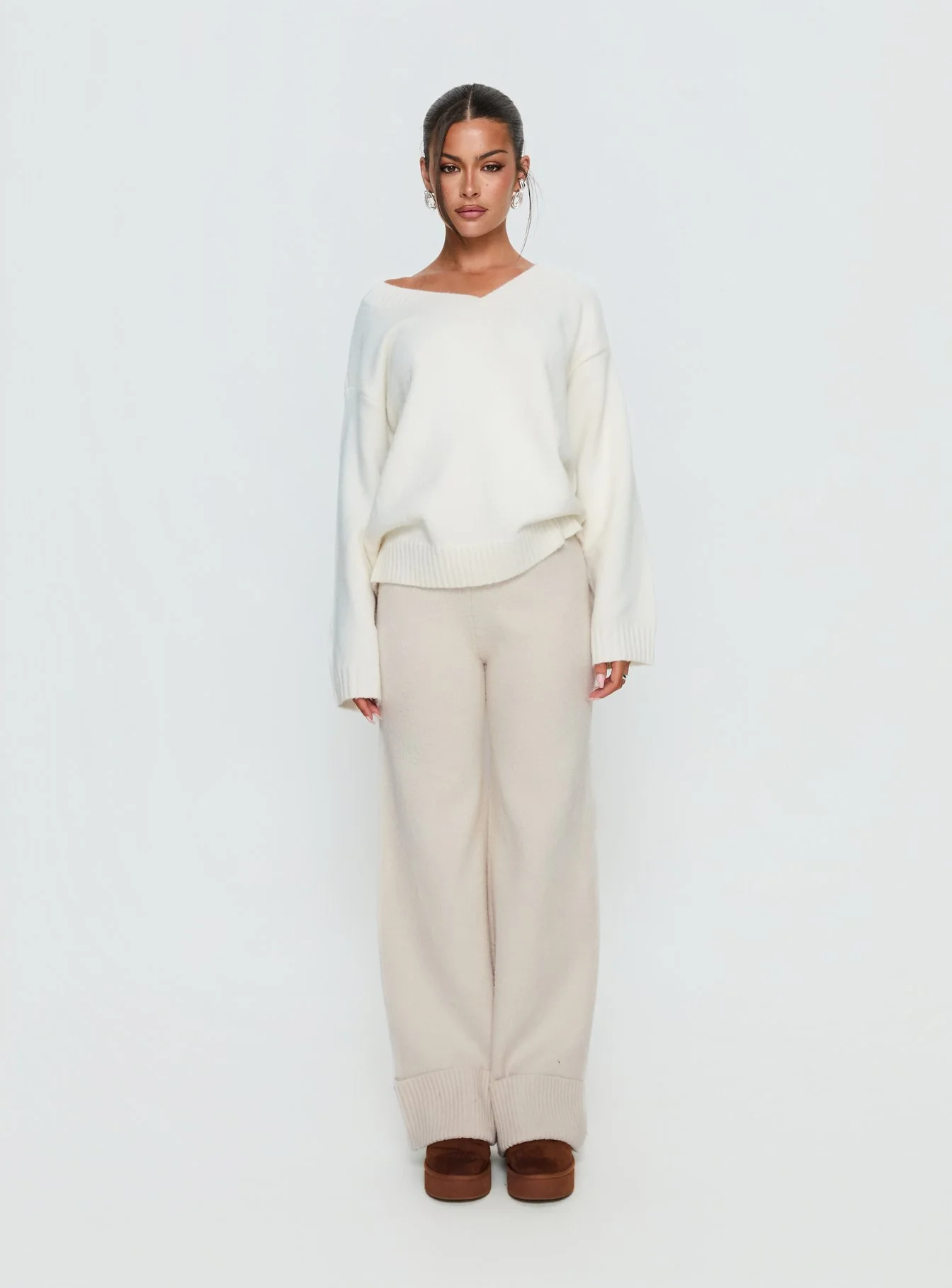 Shinead Cuffed Pants White - Image 7