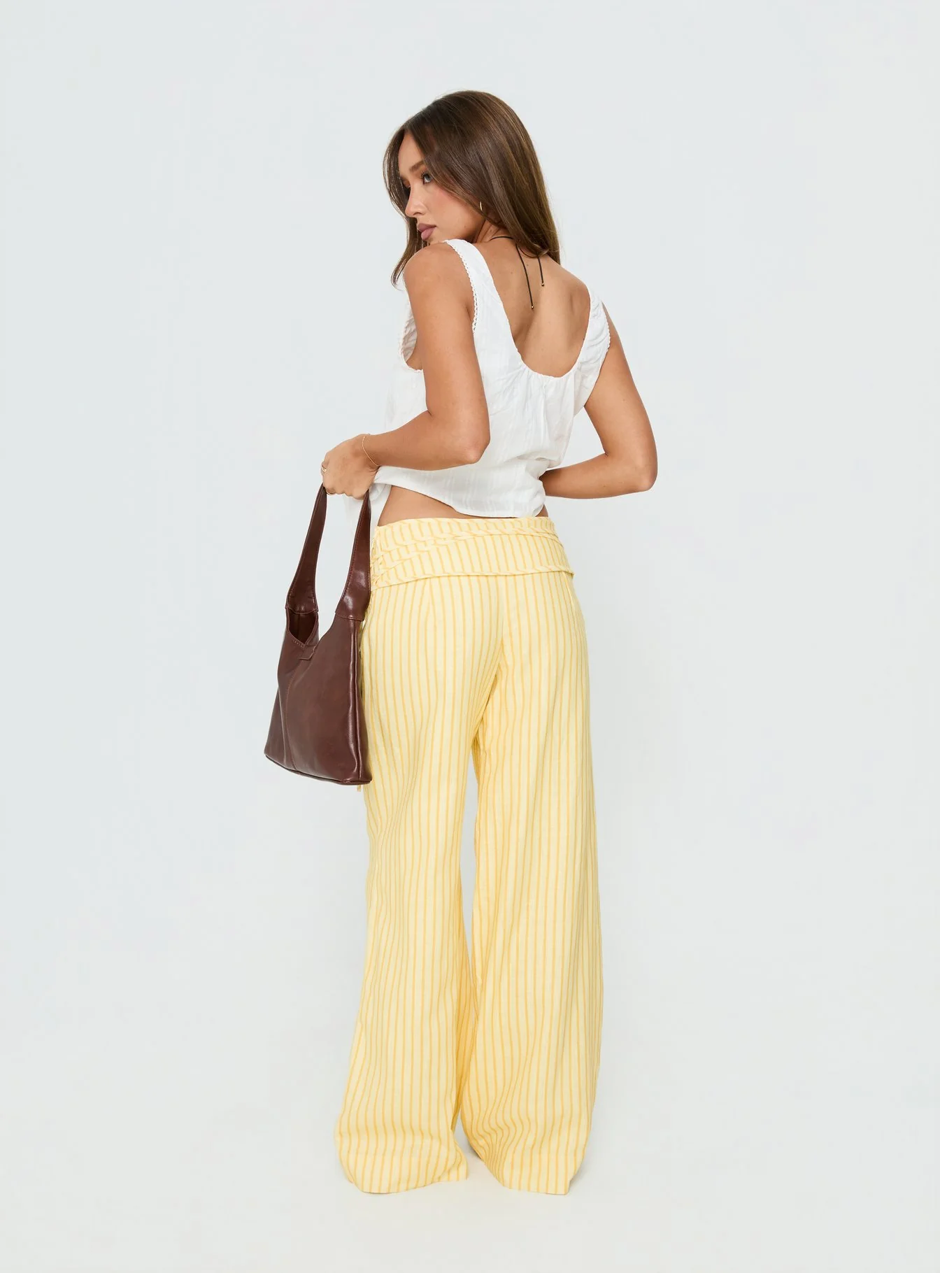 Silver Moon Pants Yellow Stripe - Image 4