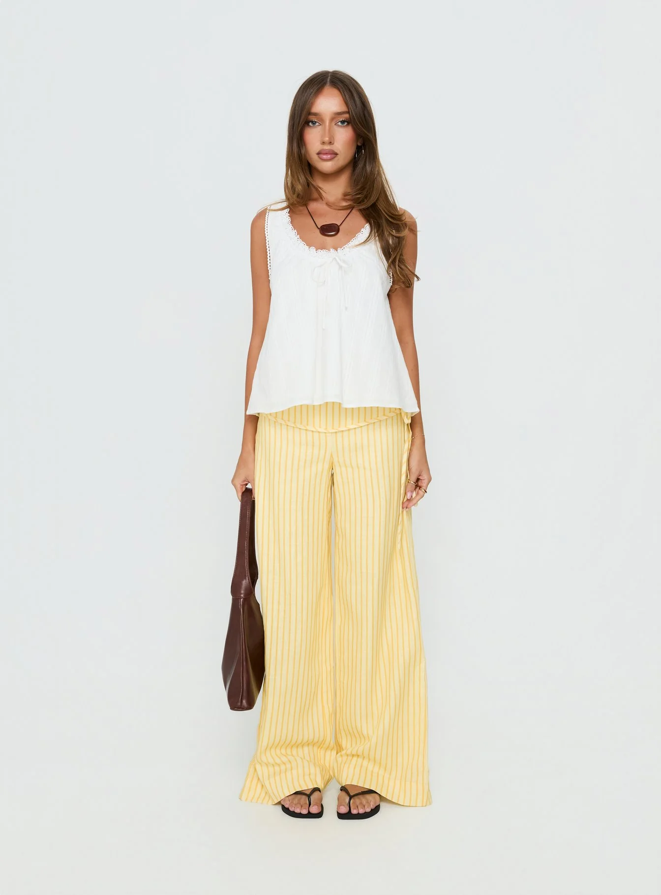 Silver Moon Pants Yellow Stripe - Image 6