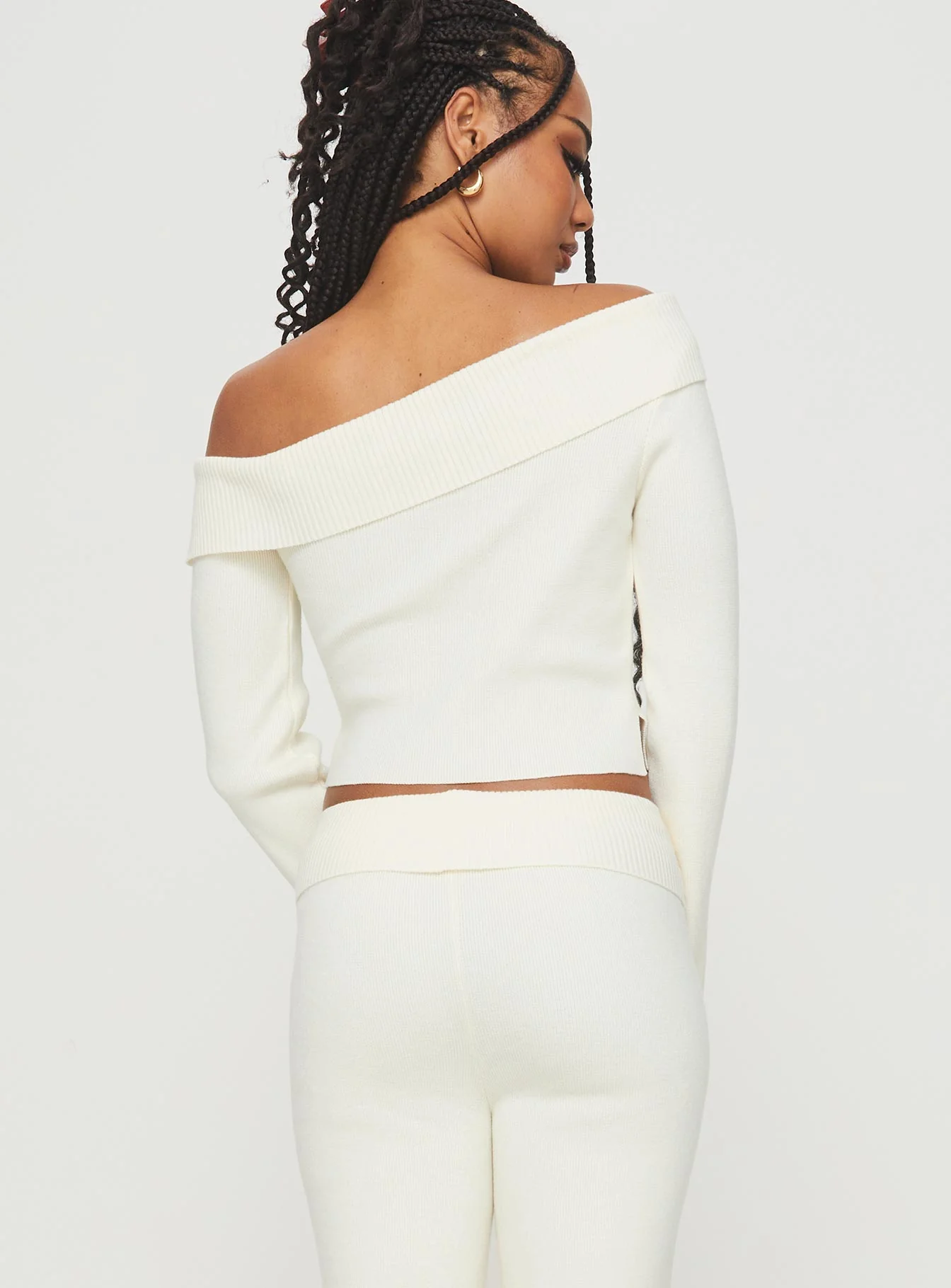 Sina Off The Shoulder Top Cream - Image 5
