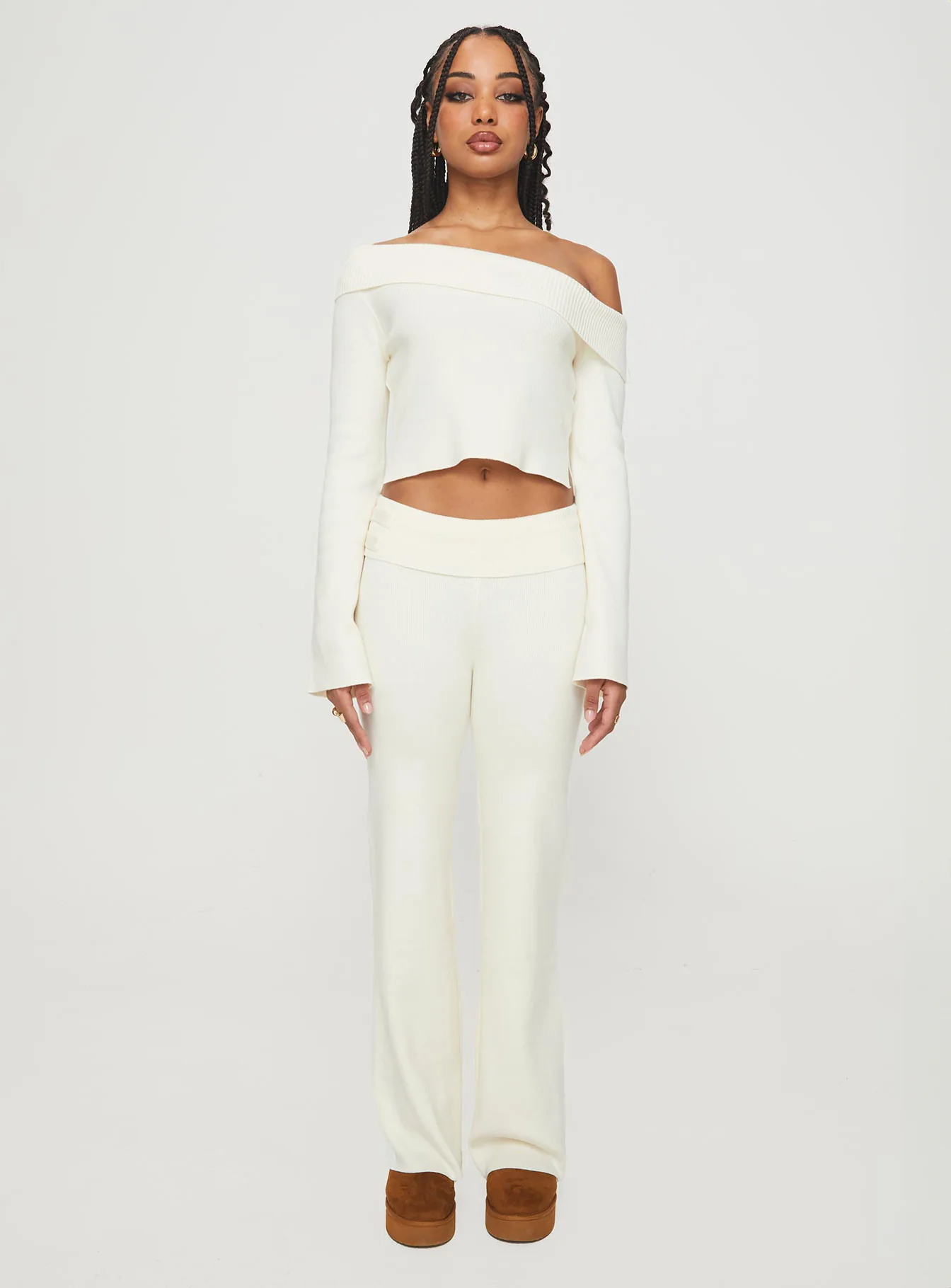Sina Off The Shoulder Top Cream - Image 7