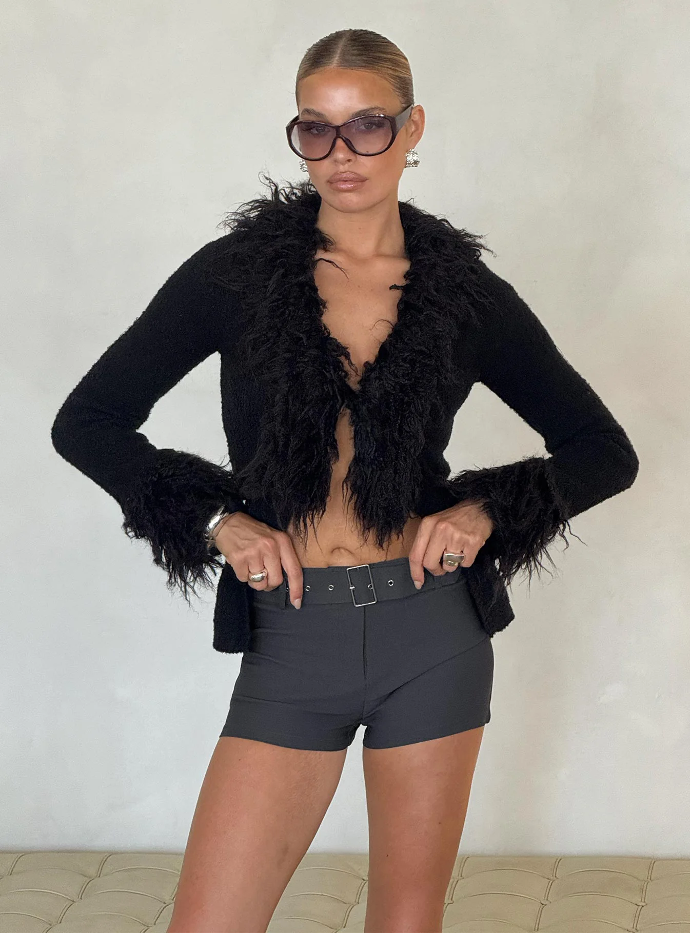 Sistine Cardigan Black - Image 11