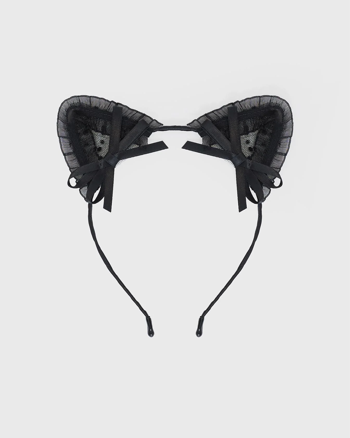 Sly Guy Cat Ear Headband Black - Image 2