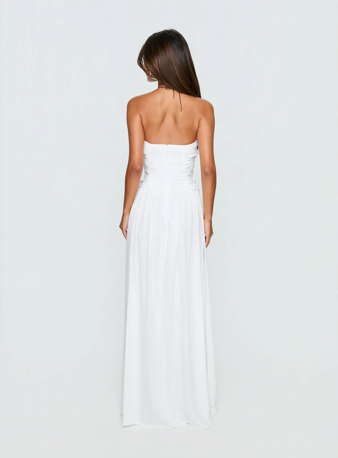 So Far So Good Maxi Dress White - Image 5