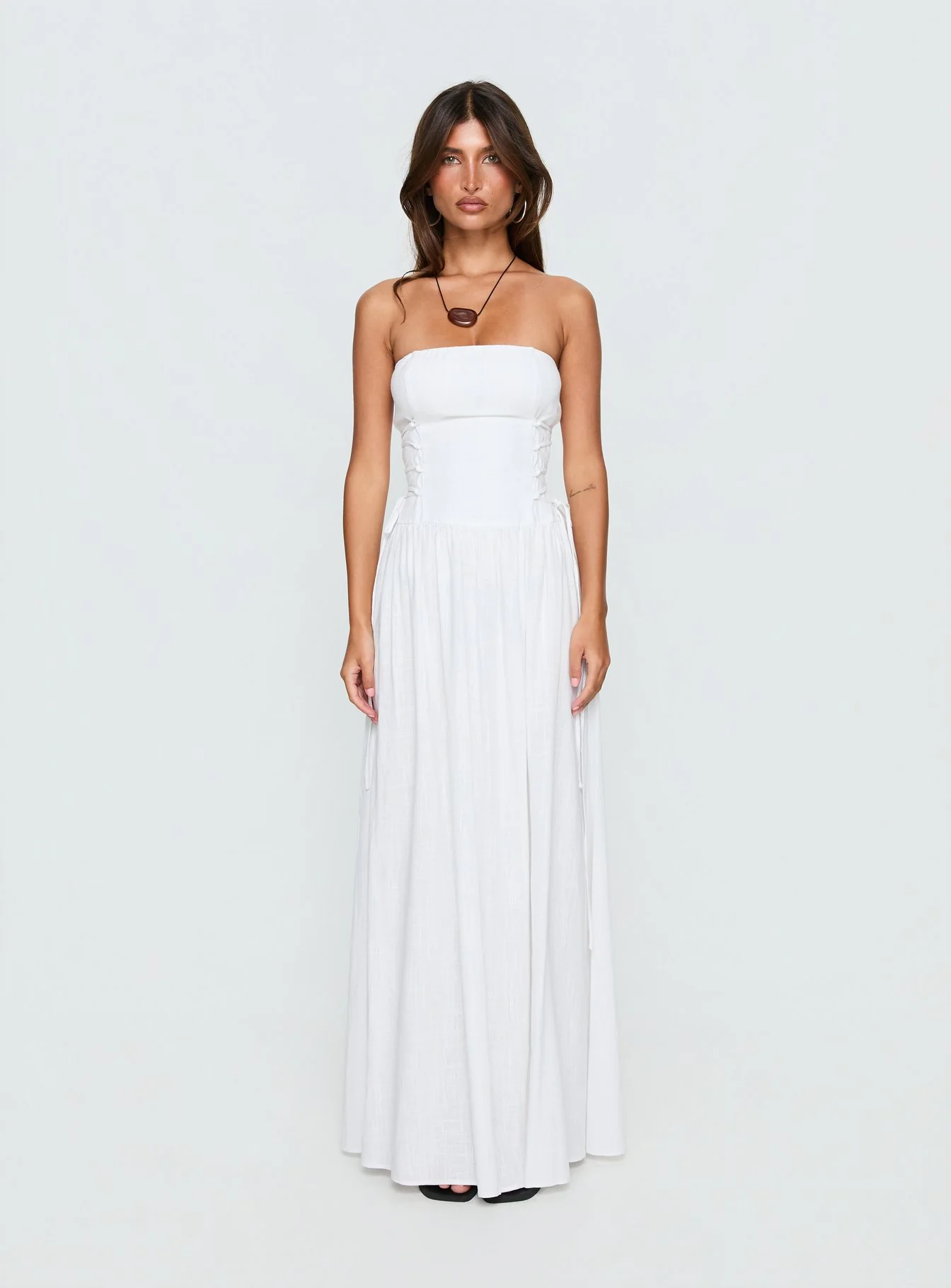 So Far So Good Maxi Dress White - Image 7