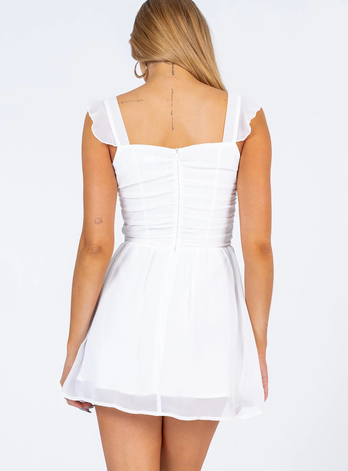 So Sweet Mini Dress White - Image 7
