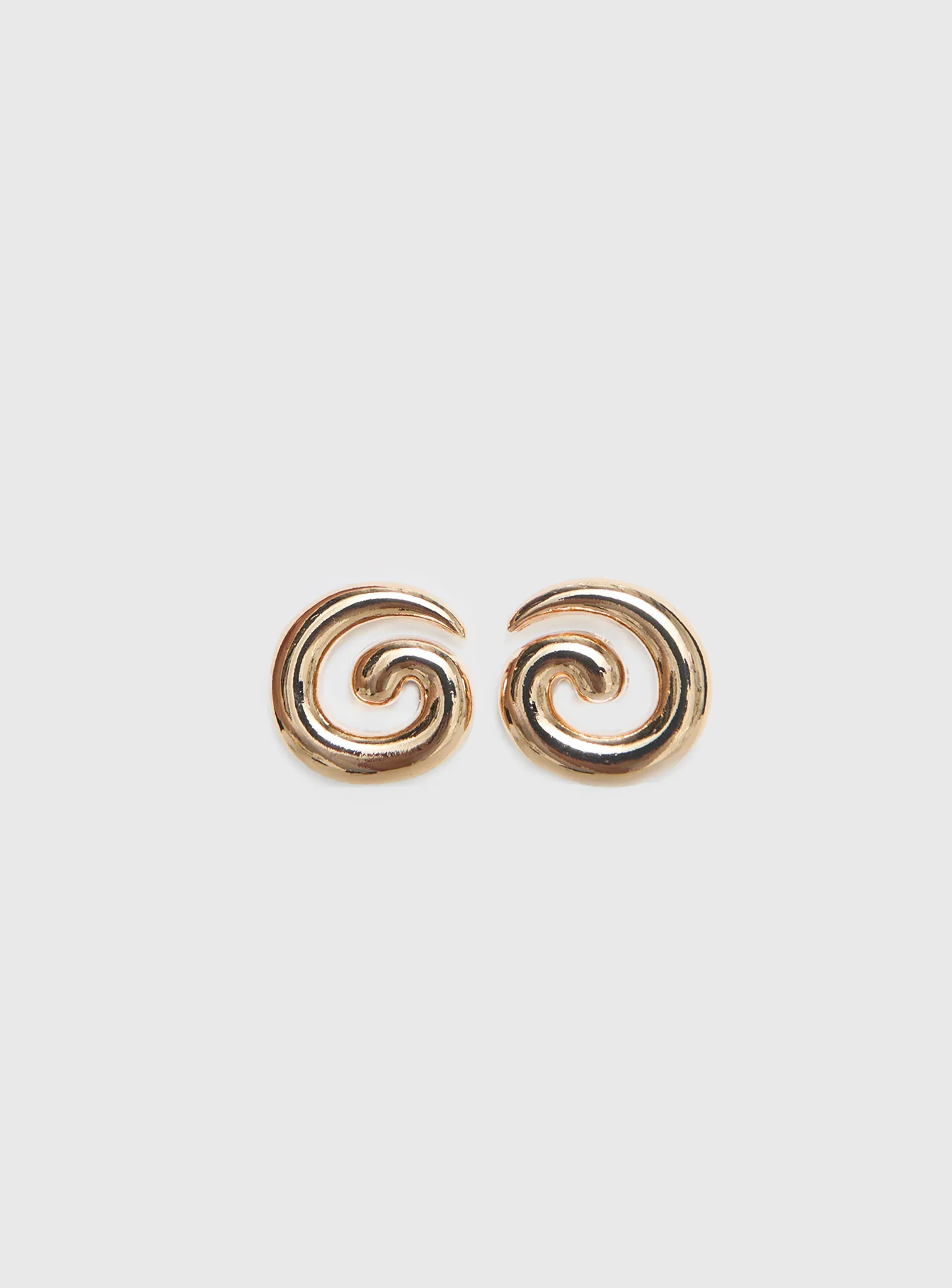 Sold On You Spiral Earrings Gold - Image 2