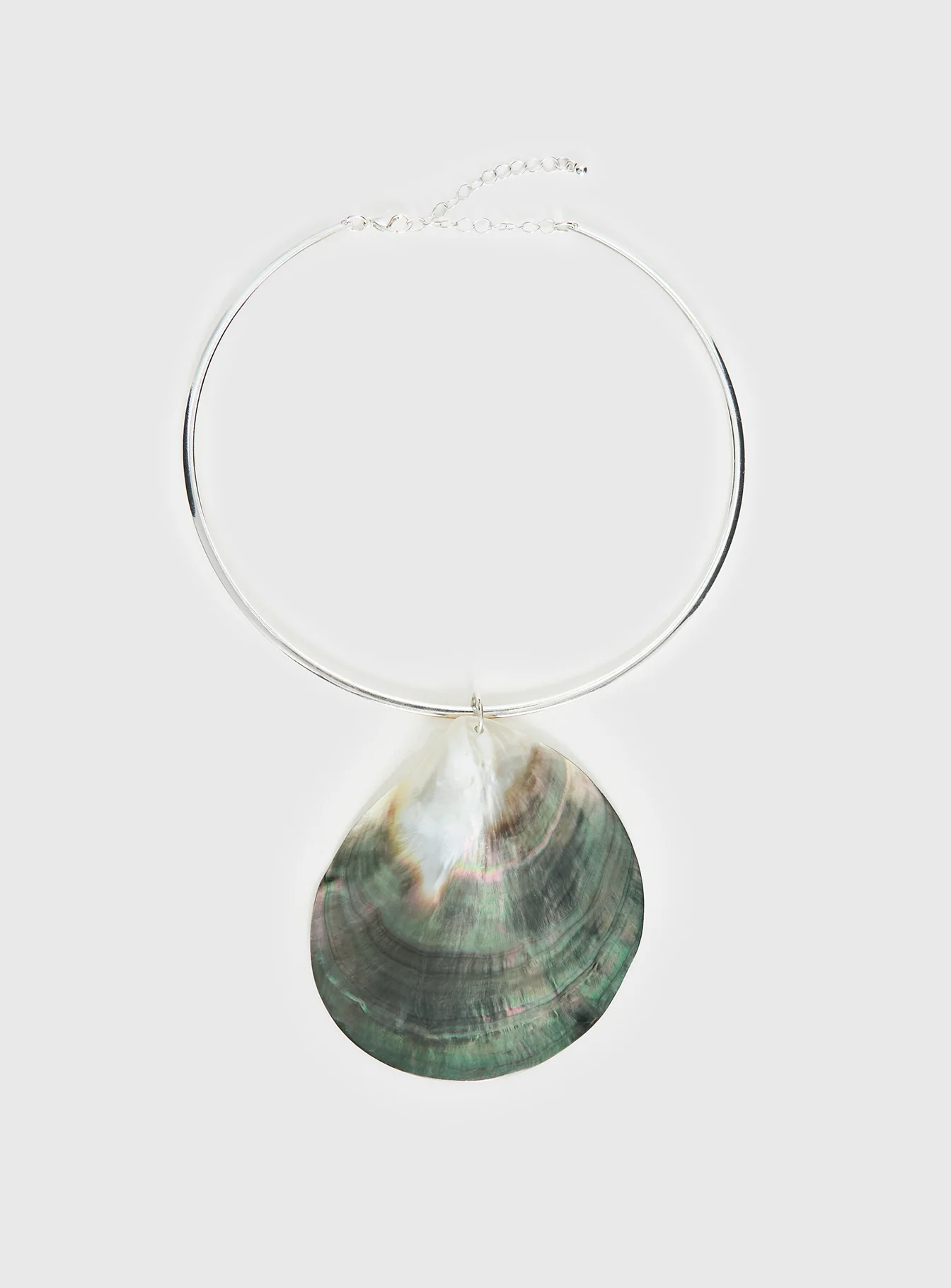 Soreia Shell Necklace Silver - Image 2