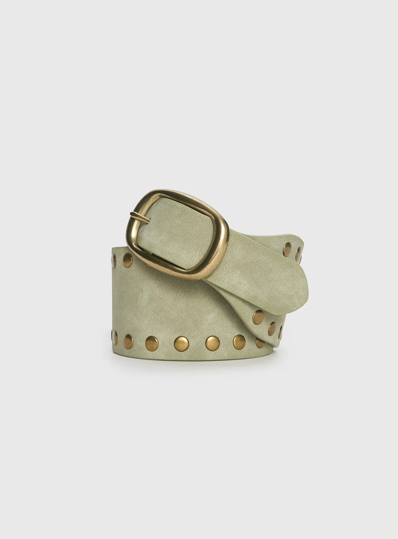 Spheres Stud Belt Sage / Gold - Image 2