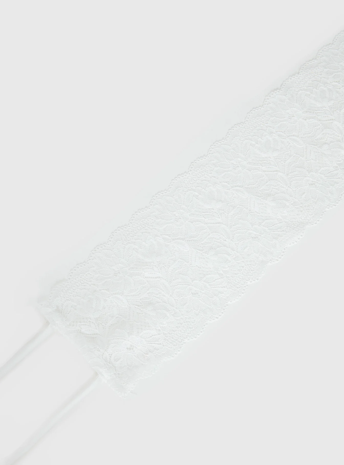 Spin The Bottle Lace Belt White - Image 3