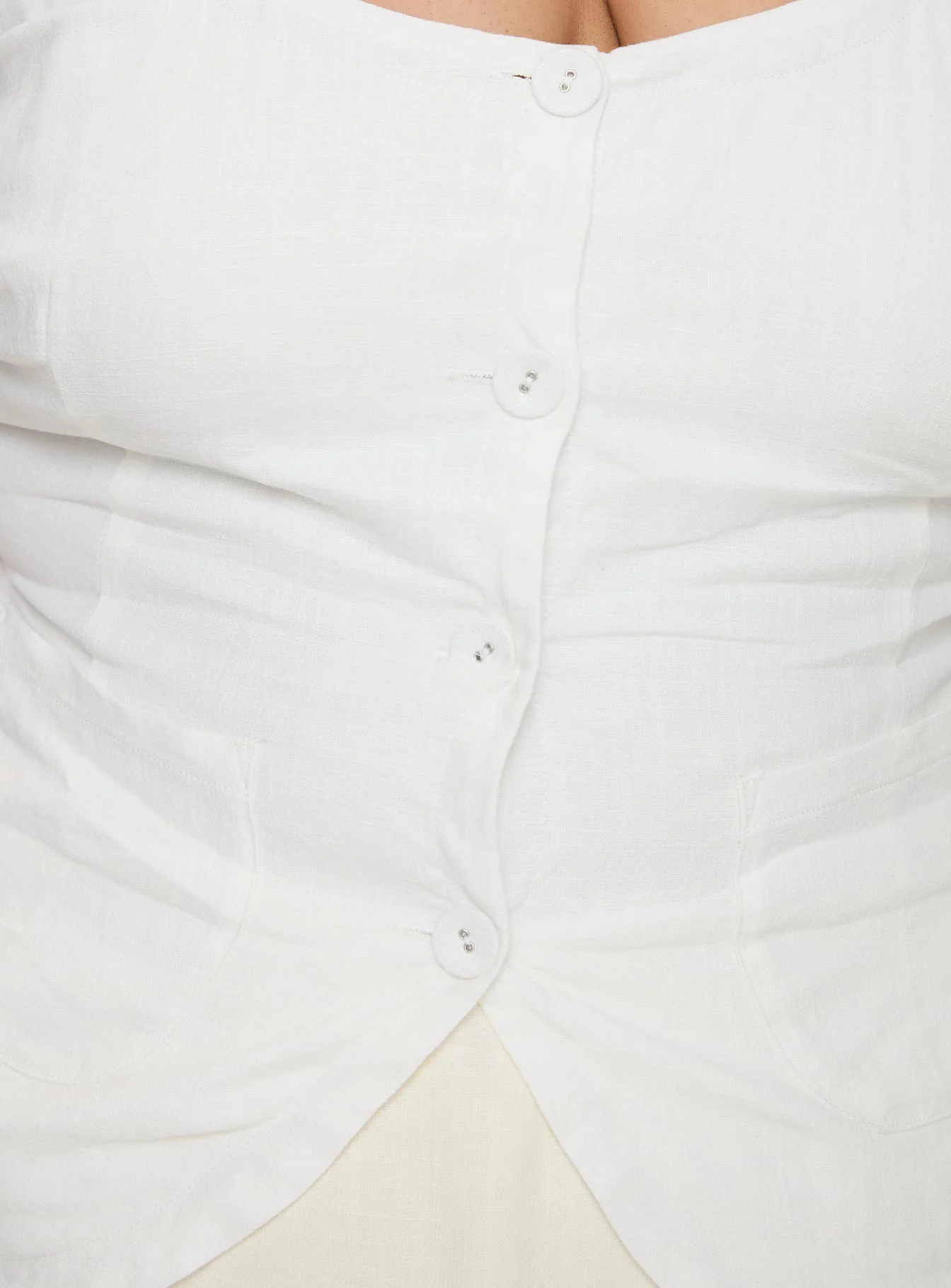 Spirito Vest Top White Curve - Image 6