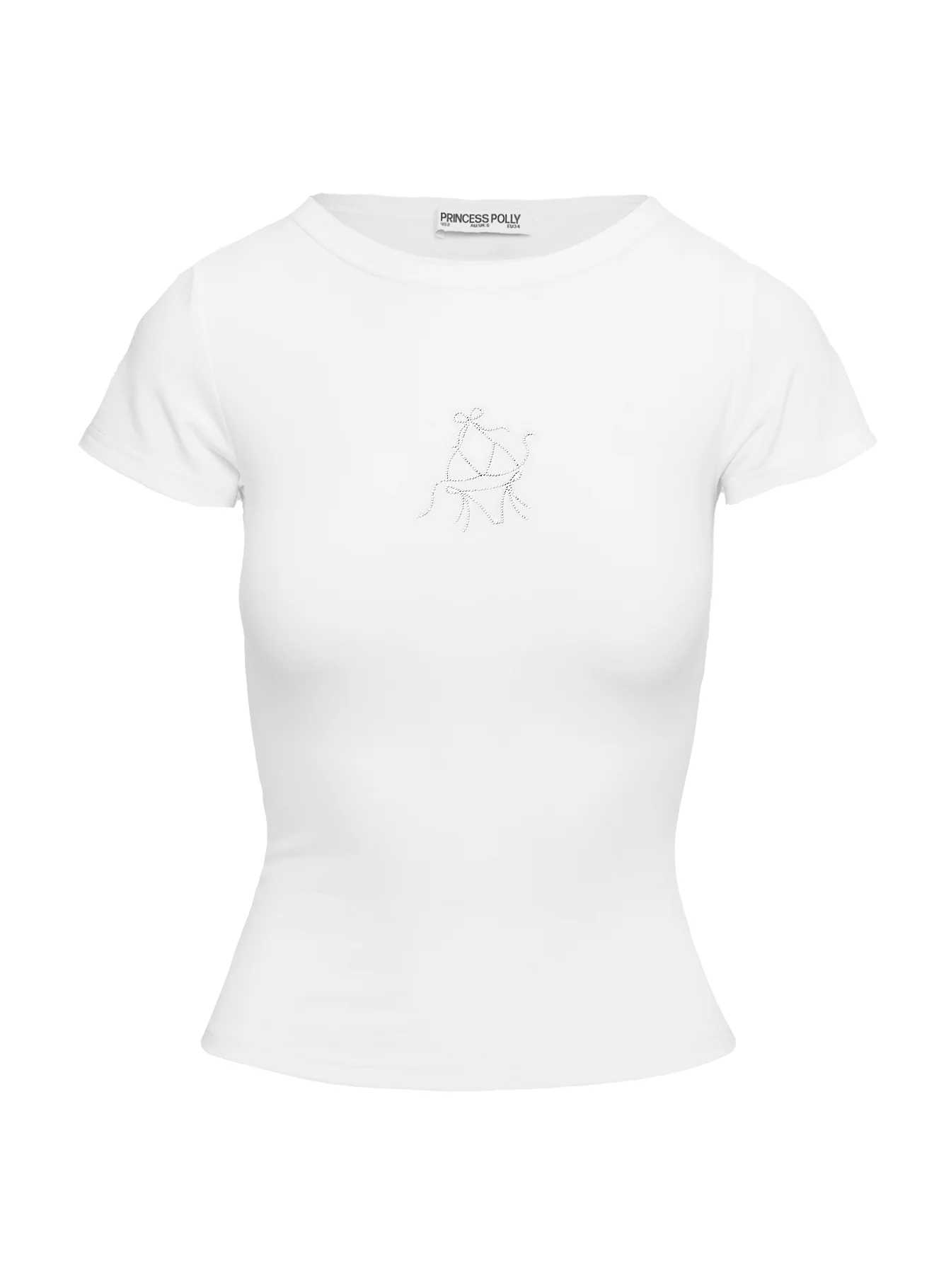 Summer Blues Graphic Top White - Image 7