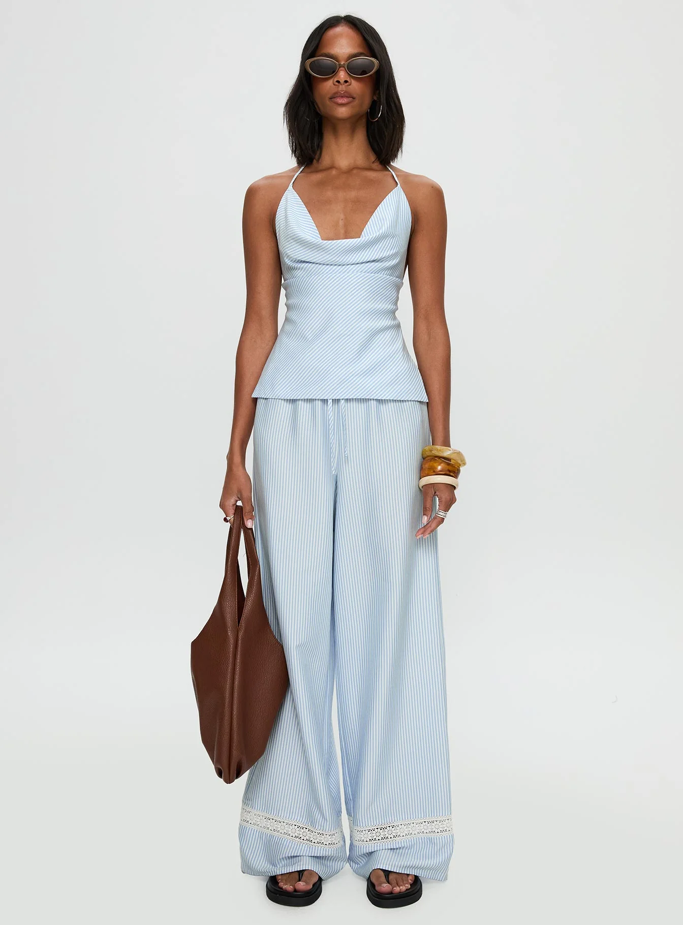 Summer Too Hot Pant Blue Stripe - Image 7