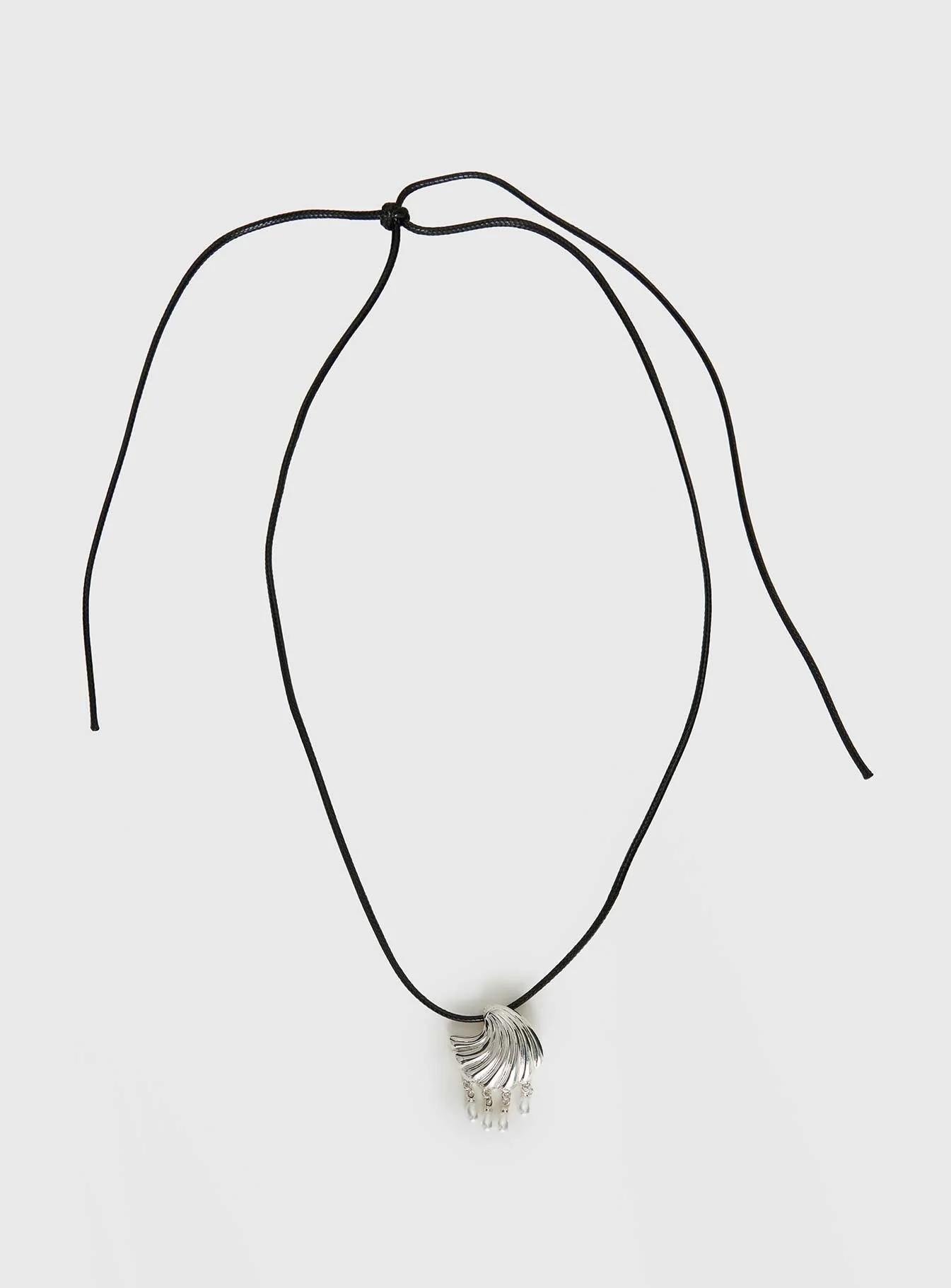 Sun Still Shines Shell Necklace Silver - Image 2