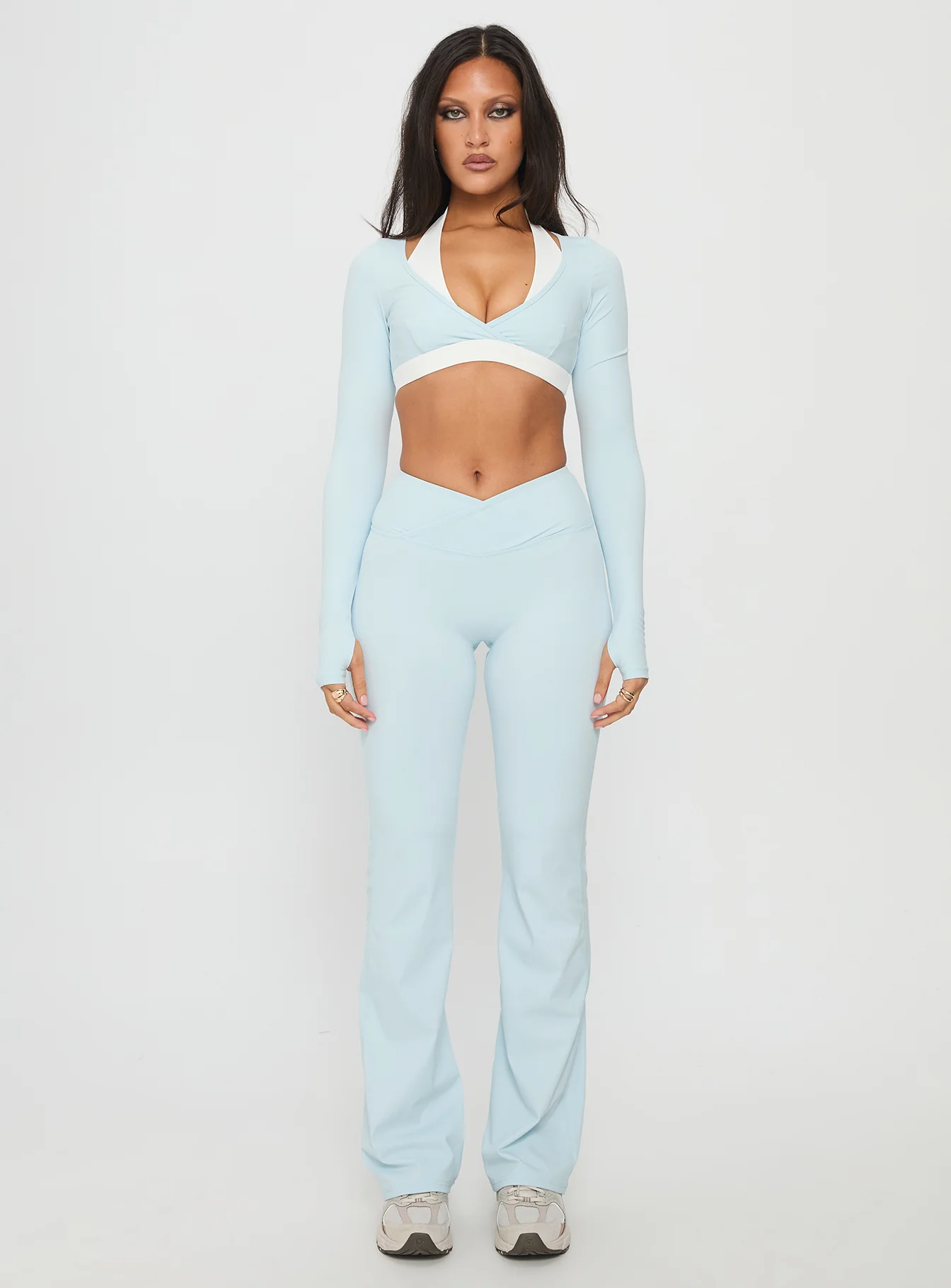 Sunday Session Active Flare Leg Pant Blue - Image 9