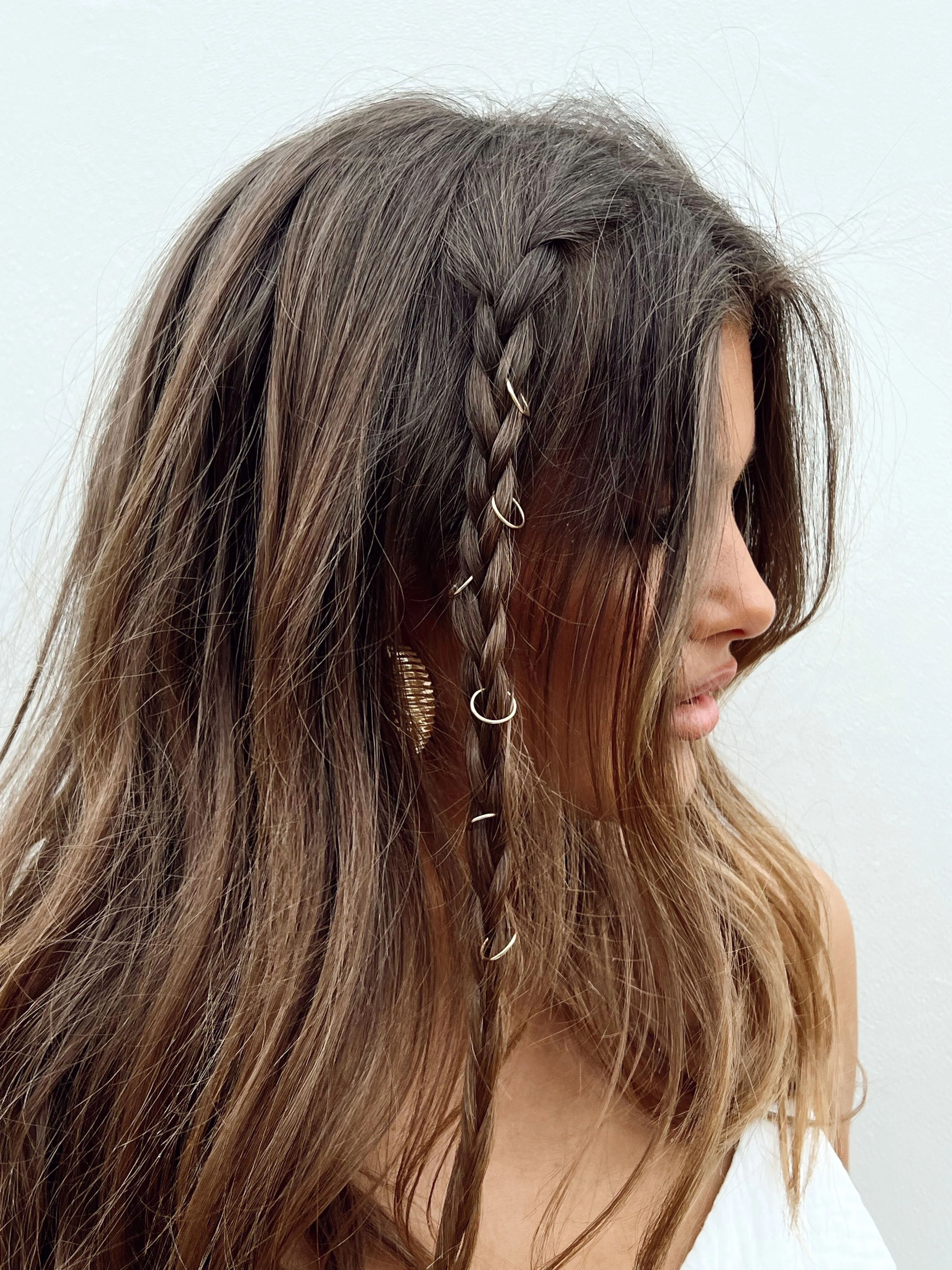 Takeover Hair Rings Gold - Image 3