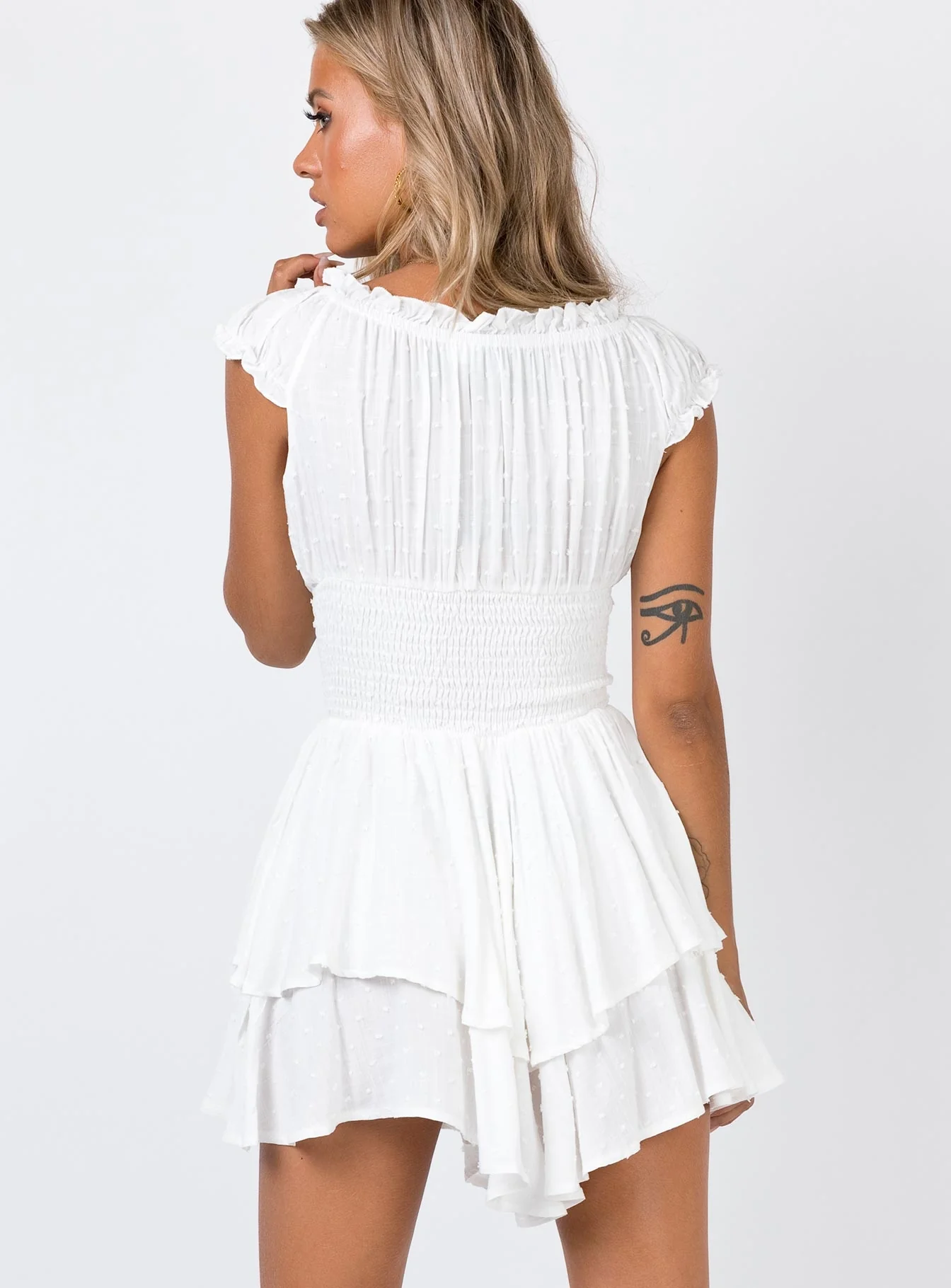 The Love Galore Romper White - Image 5