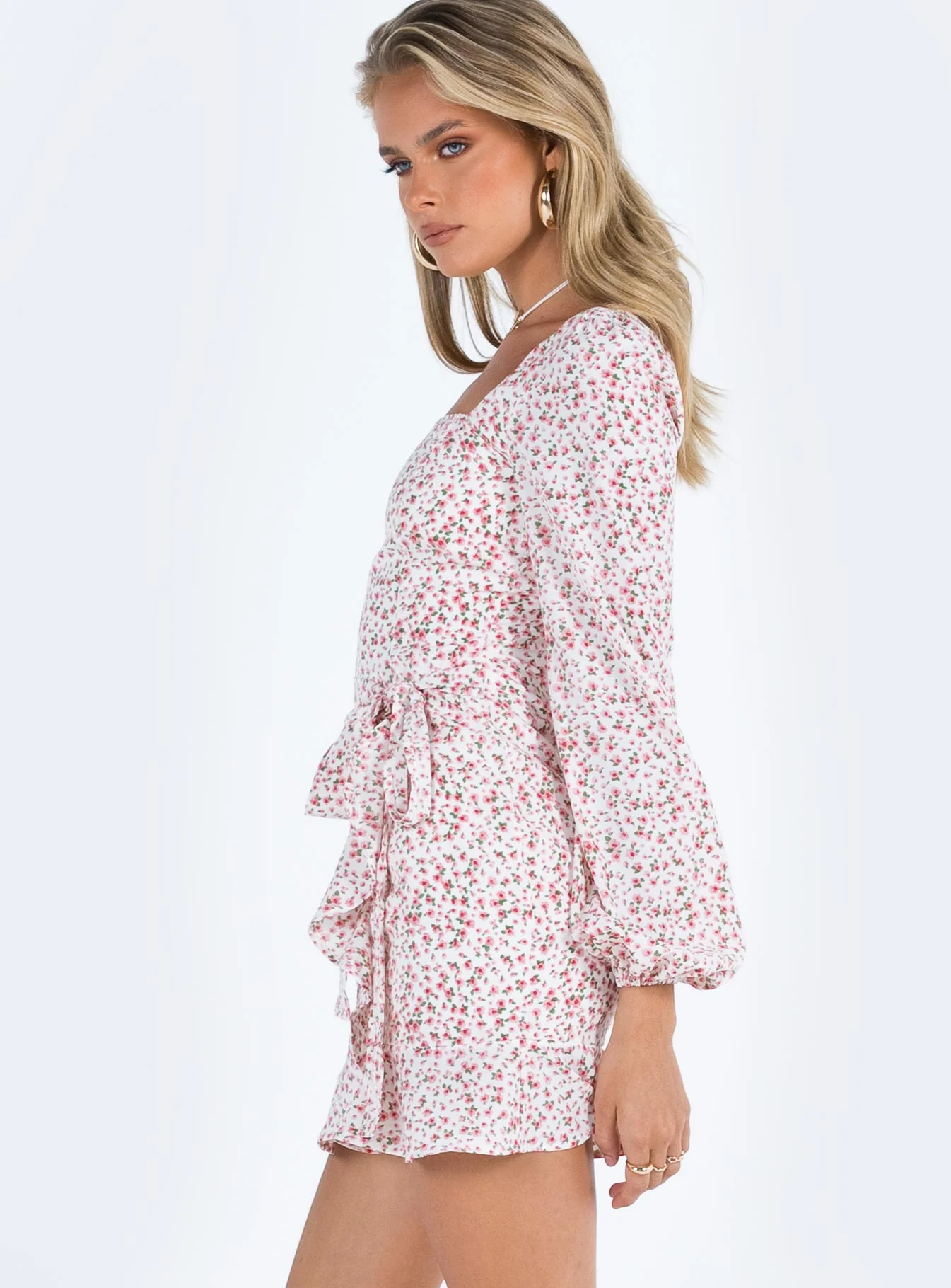The Villa Mini Dress Floral - Image 4