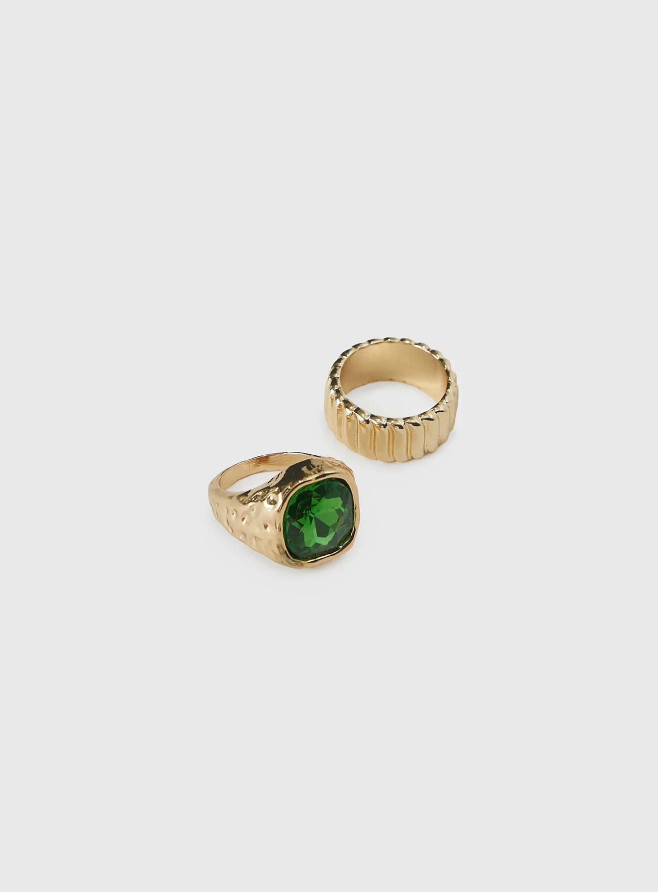 Think Fast Ring Set Gold - Image 2