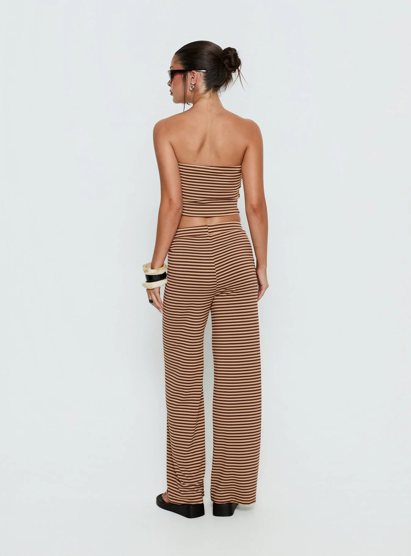 Timora Pants Brown Stripe - Image 5