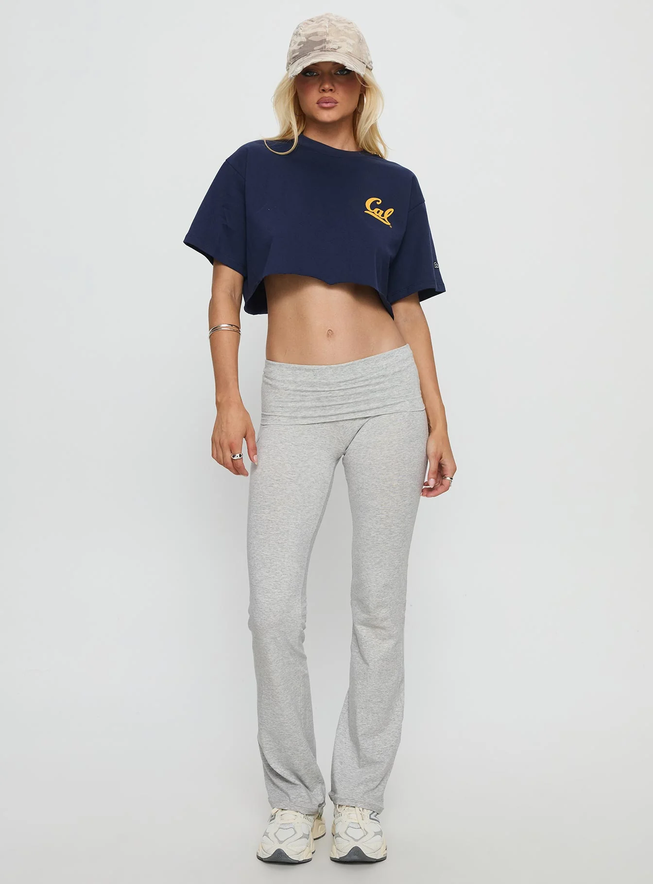 UC Berkeley Track Tee Blue - Image 2