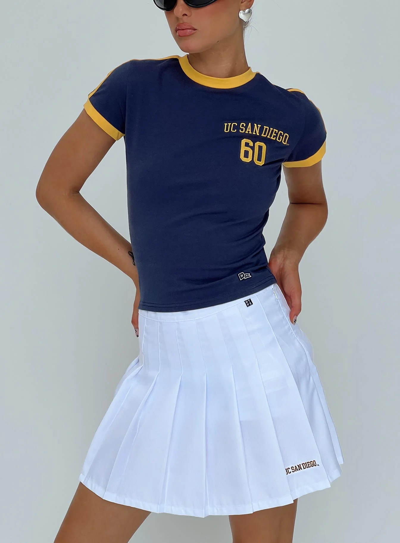 UCSD Tennis Skort White - Image 8