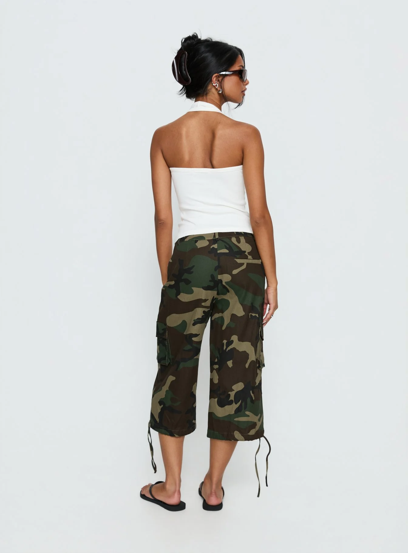 Vancer Longline Cargo Shorts Camo - Image 5
