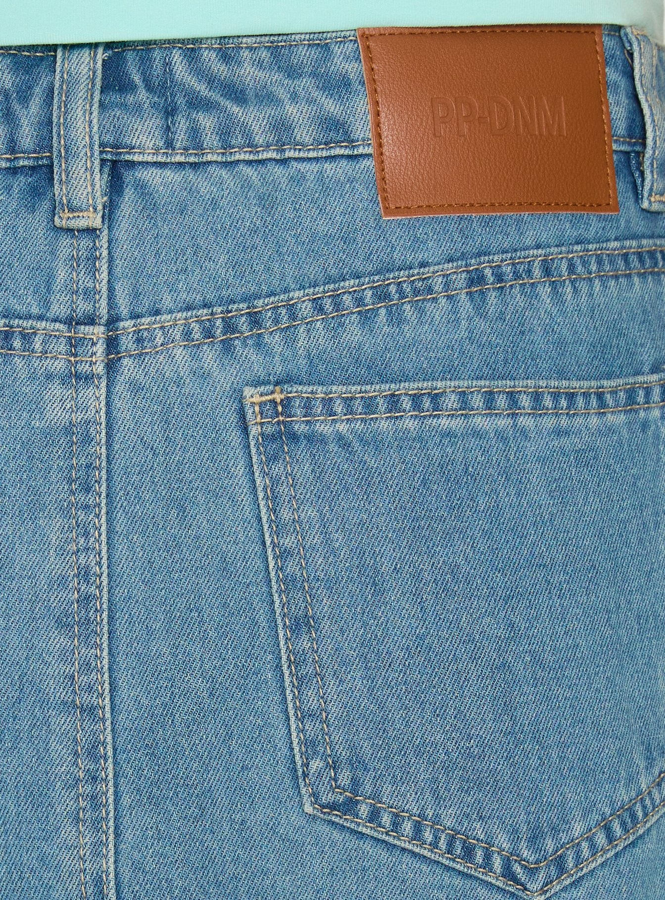 Veyro Micro Denim Skort Mid Blue - Image 6