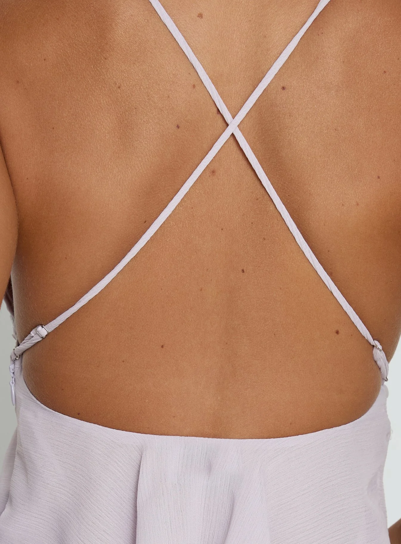 Vinton Button Detail Cami Top Lilac - Image 8