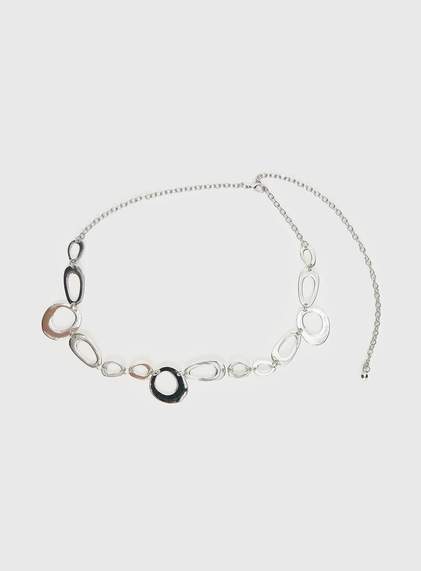 Wavelength Chain Belt Silver - Image 2