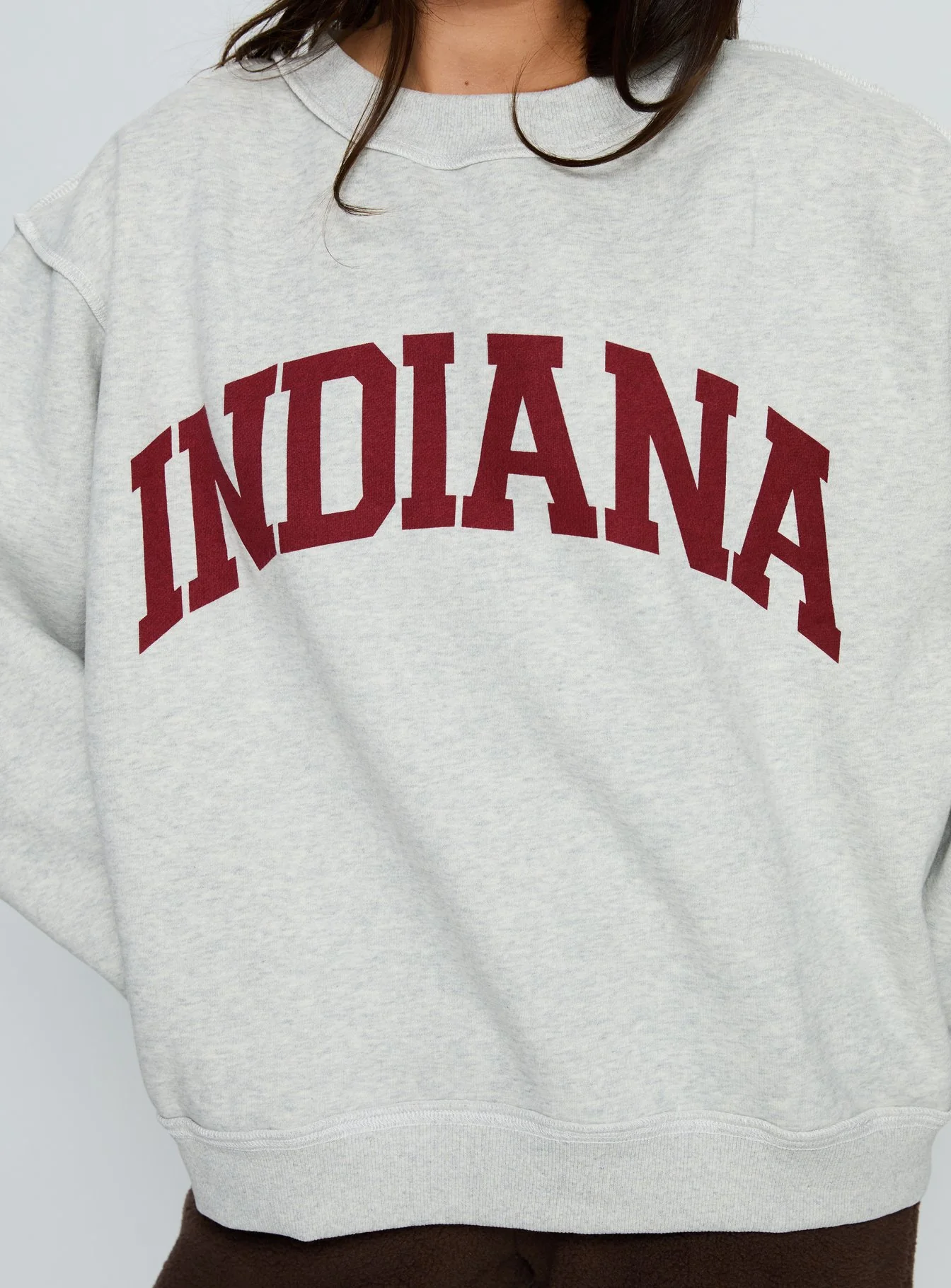 When In Indiana Jumper Grey - Image 6