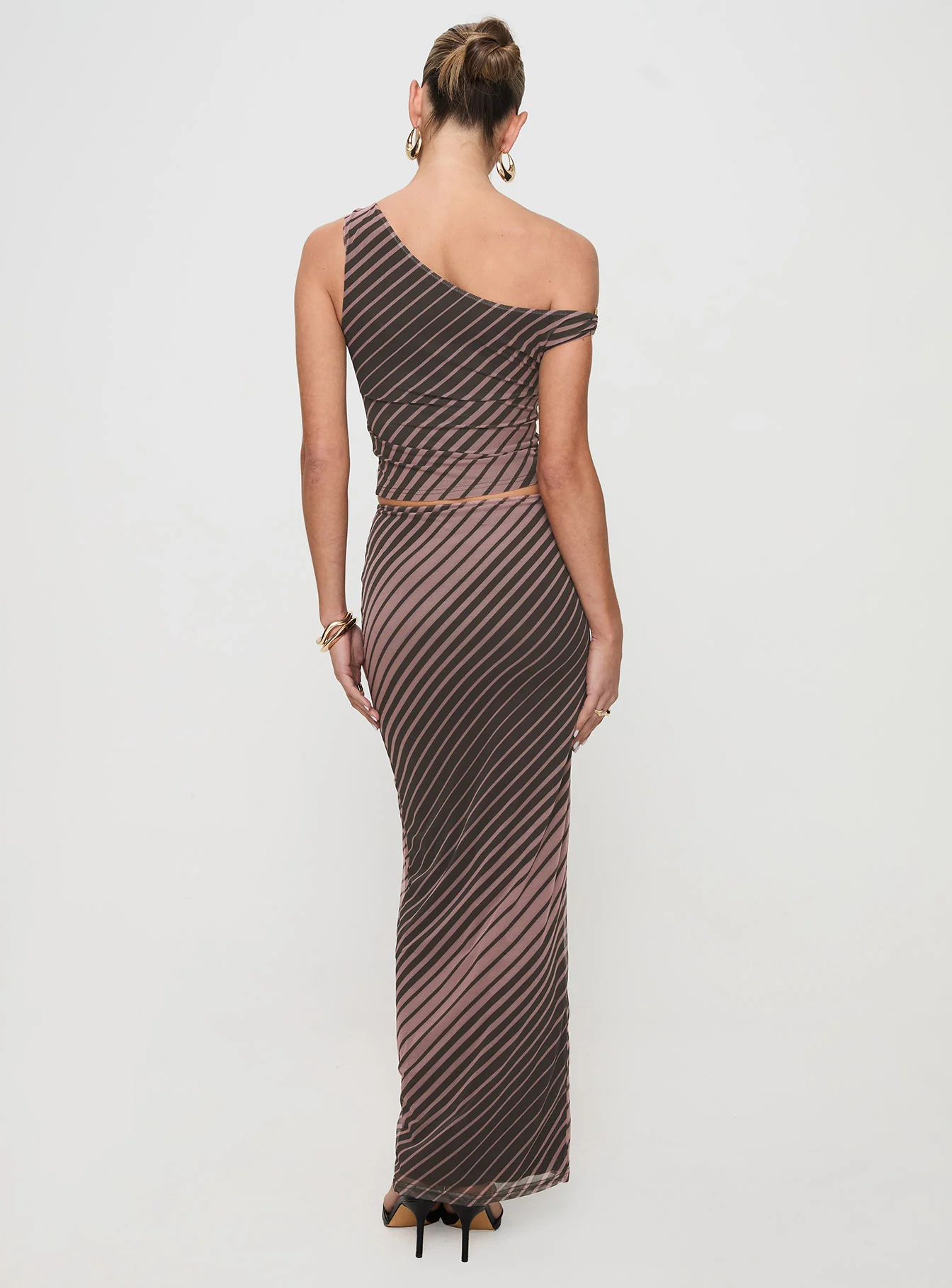 Whiley Maxi Skirt Multi Stripe - Image 5