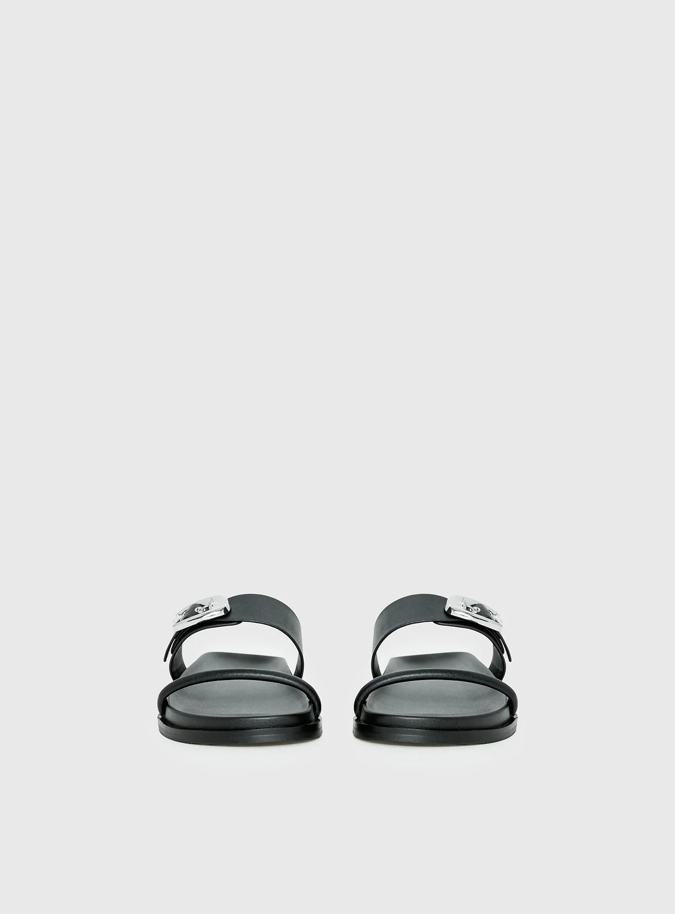 Worth It Buckle Detail Sandals Black - Image 5