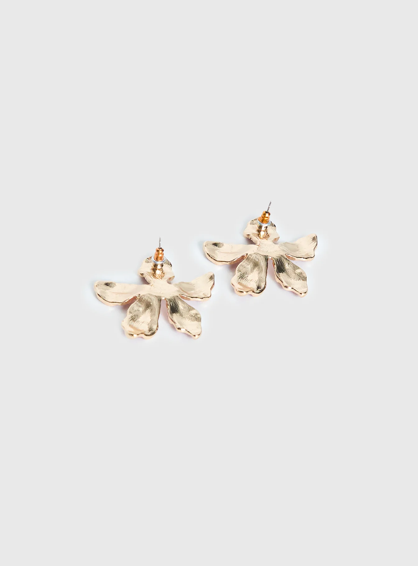 Ysabelle Flower Earrings Pink / Red - Image 4