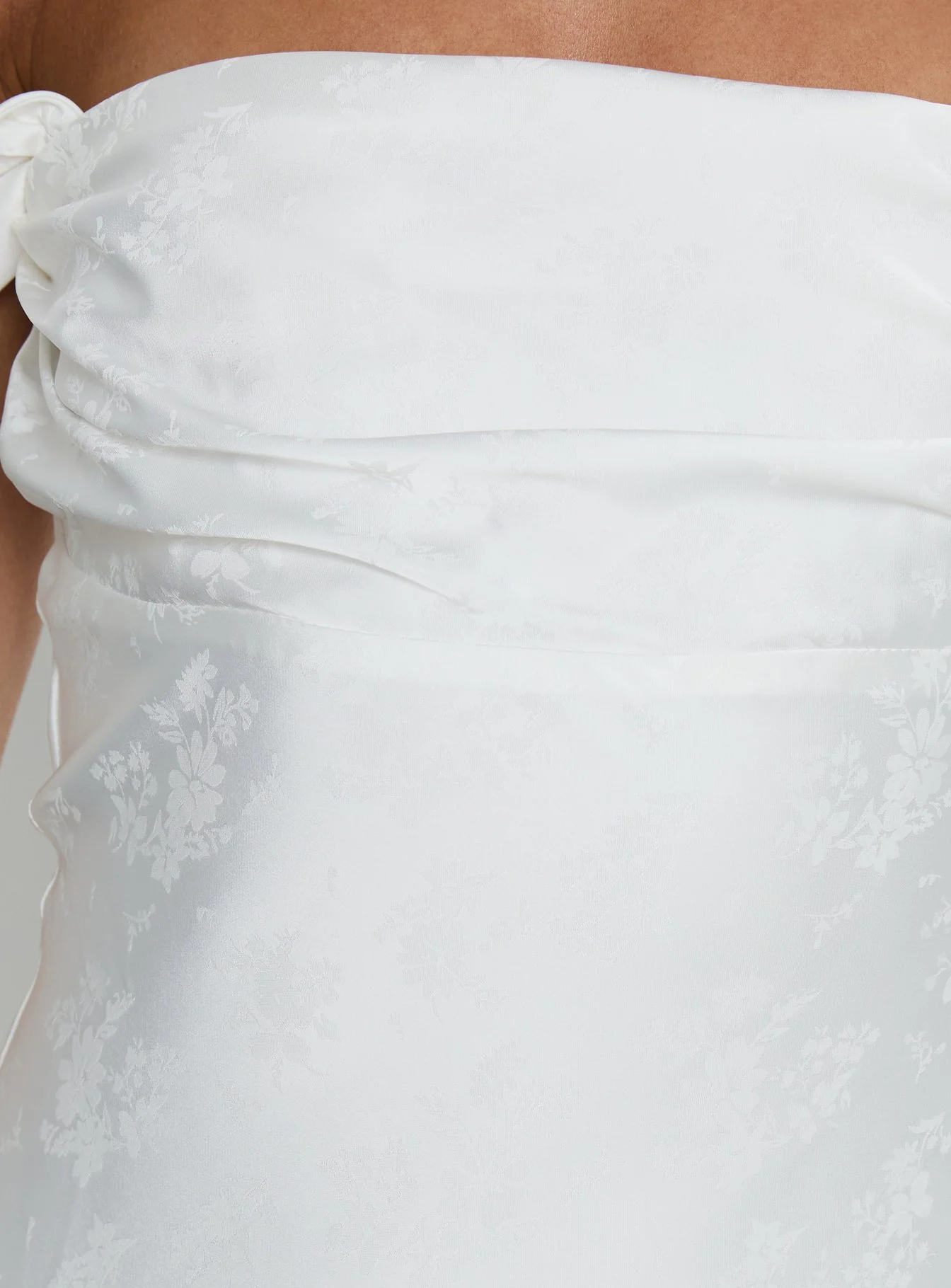 Zabbarra Mini Dress White Floral - Image 6