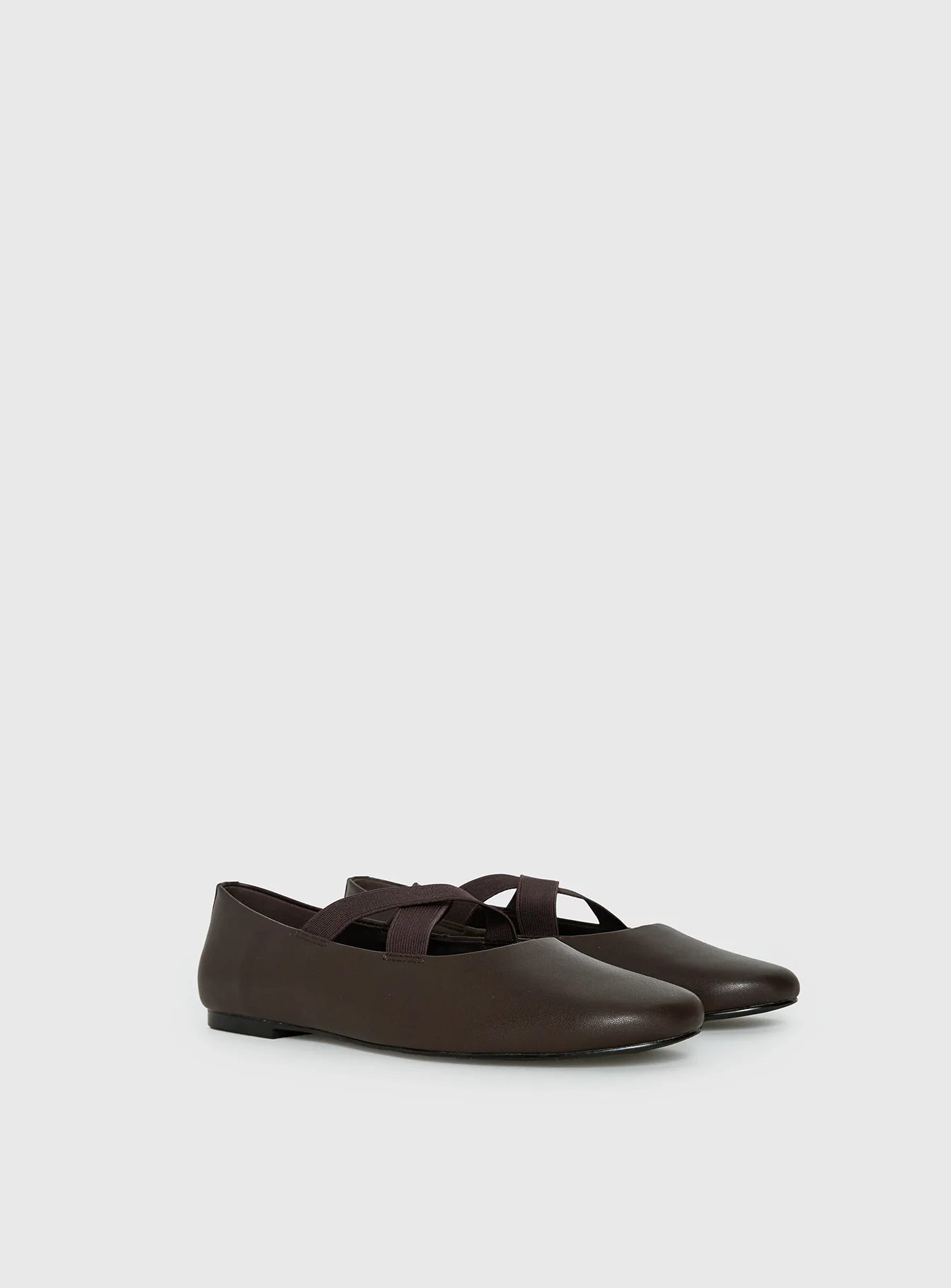 Zevra Sporty Ballet Flats Brown - Image 3