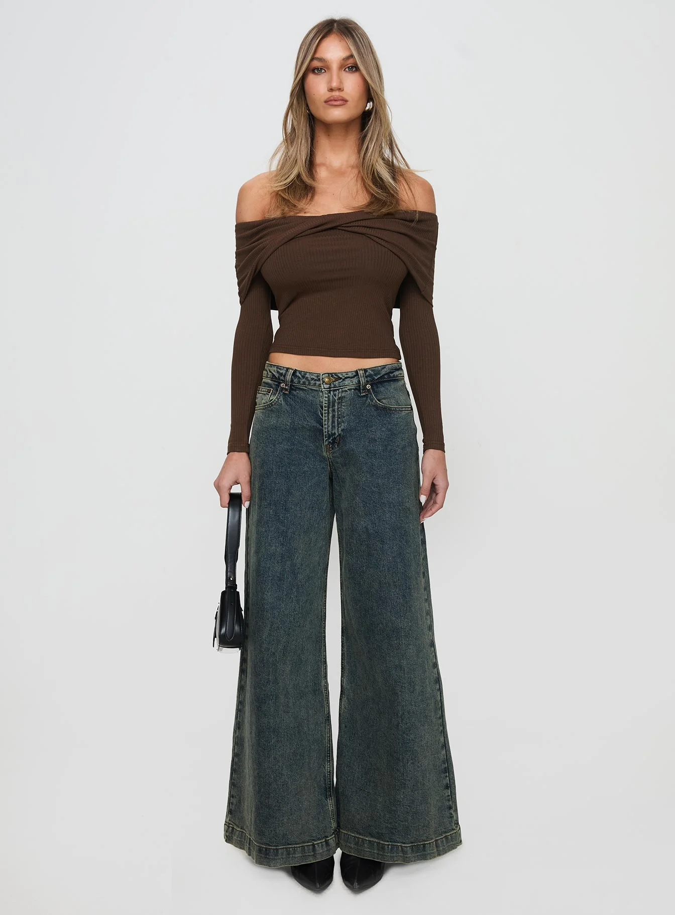 Ziggie Low Rise Baggy Jeans Antique Wash - Image 6