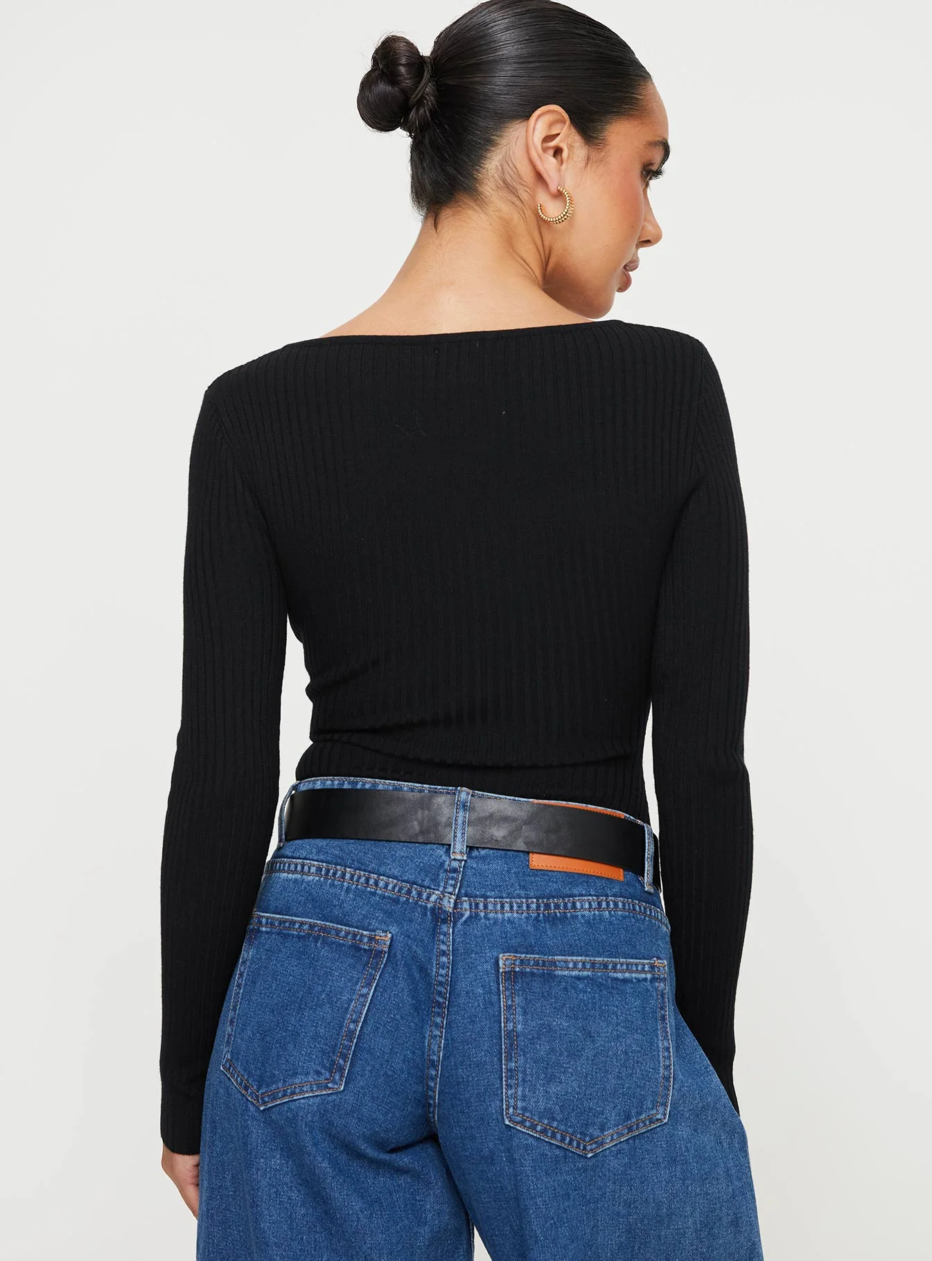 Zuma Long Sleeve Bodysuit Black - Image 4