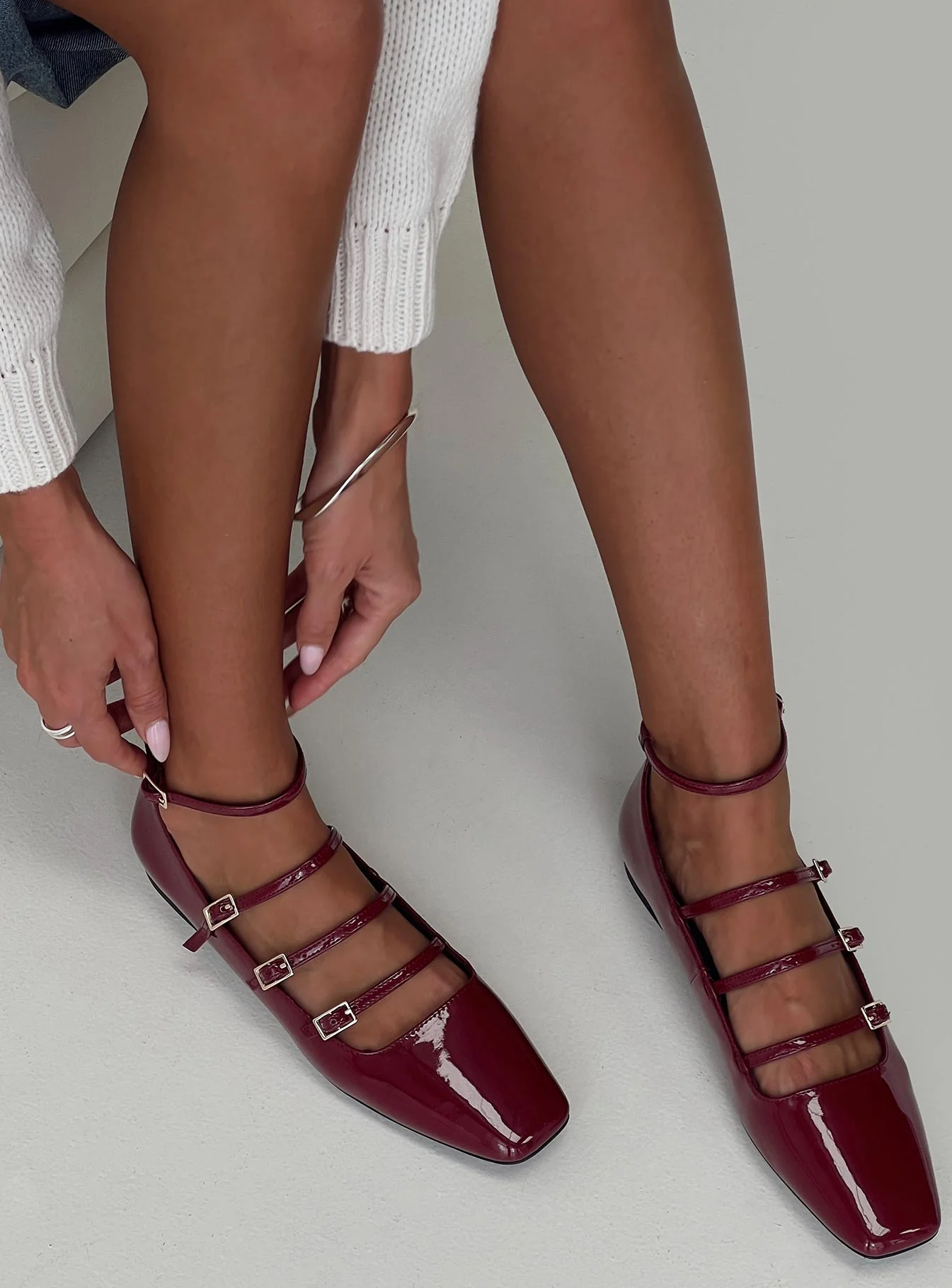 Zumma Flats Patent Cherry - Image 5